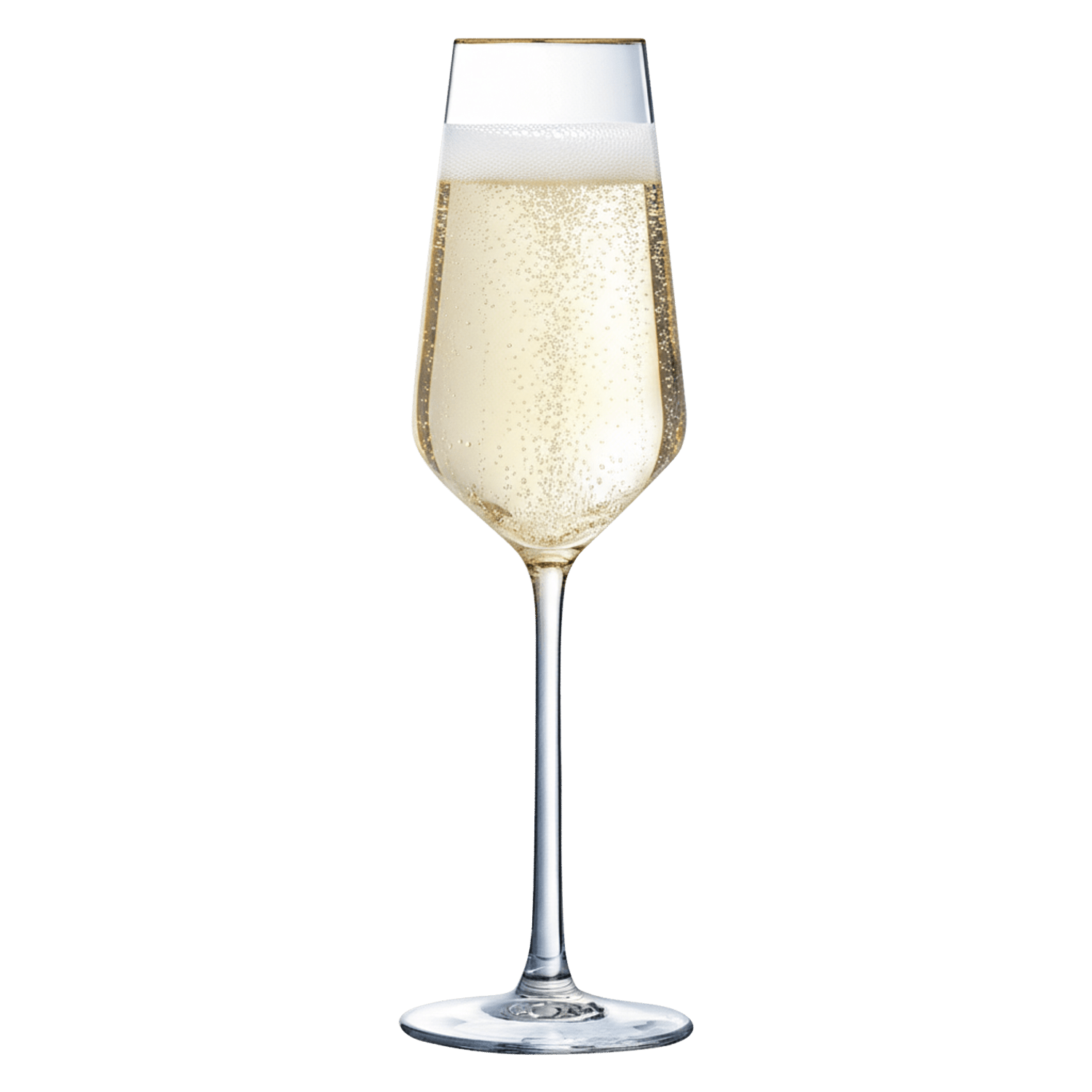 Eclat Ultime Champagneglas 21 Cl Gouden Rand - 4 Stuks - Glazen.nl