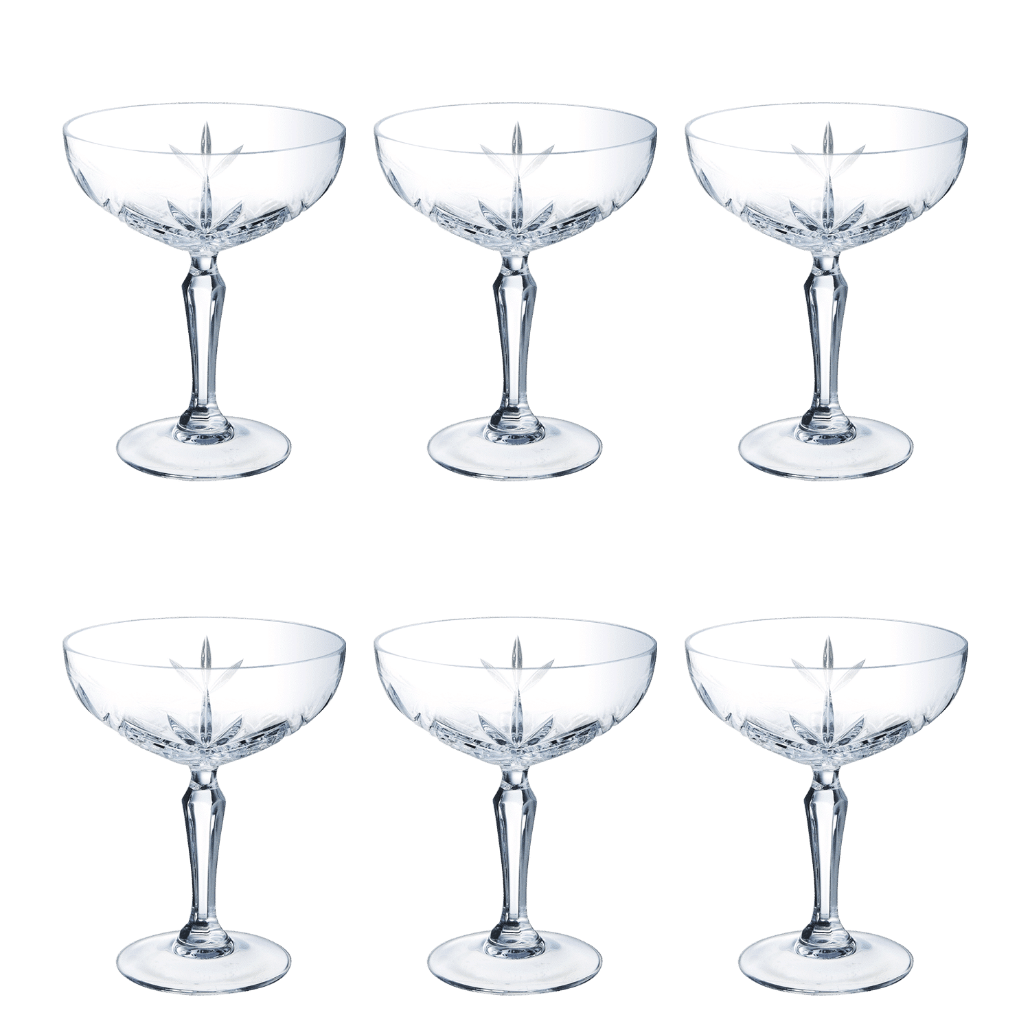 Arcoroc Broadway Champagneglas / Coupe 25 Cl - 6 Stuks - Glazen.nl