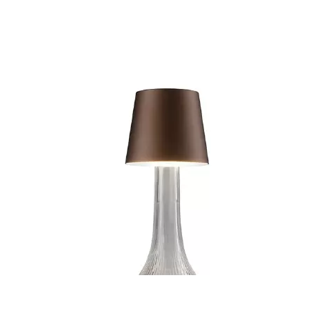 Portable LED Tafellamp Brons detail