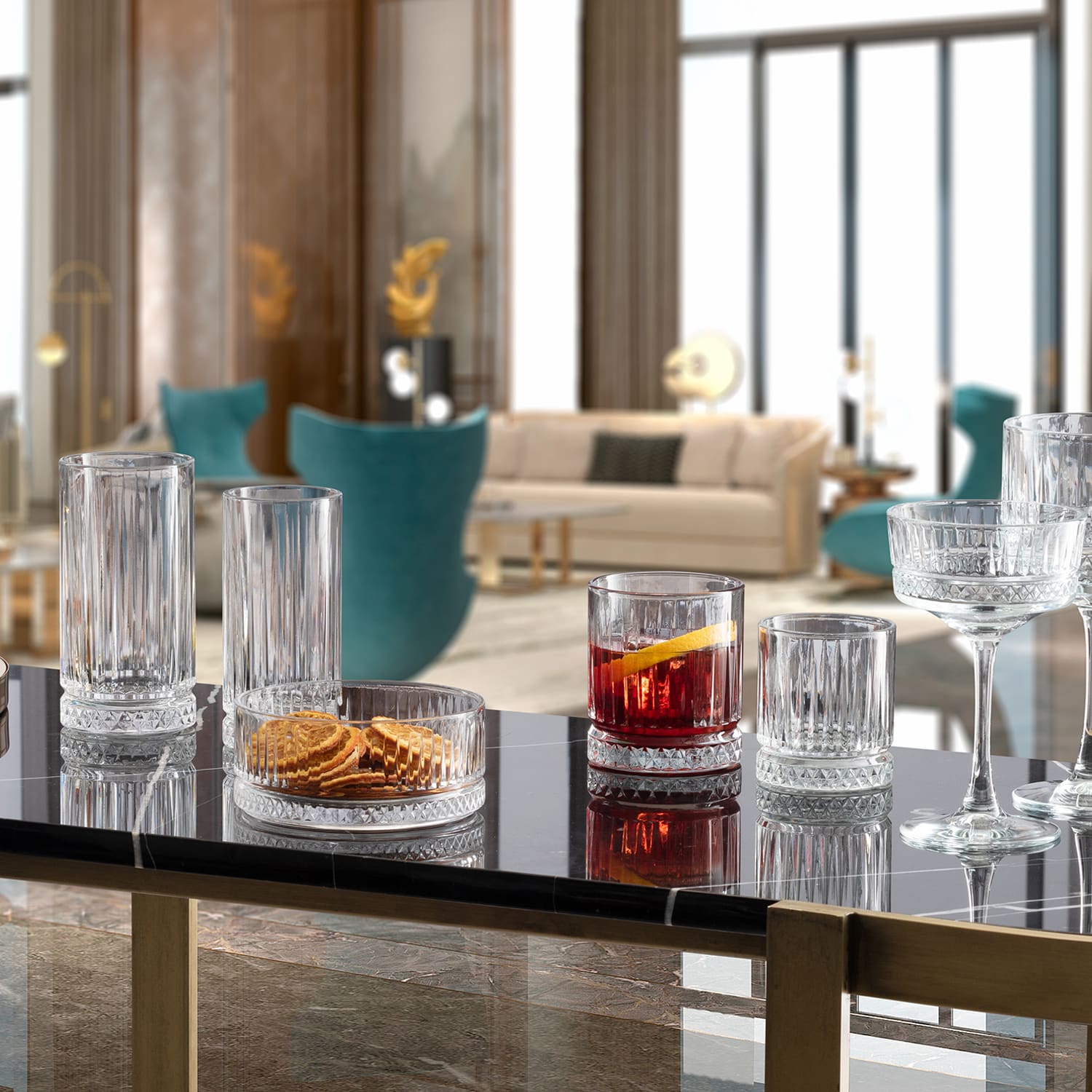 Pasabahce Elysia Tumbler 35,5 Cl - 12 Stuks - Glazen.nl