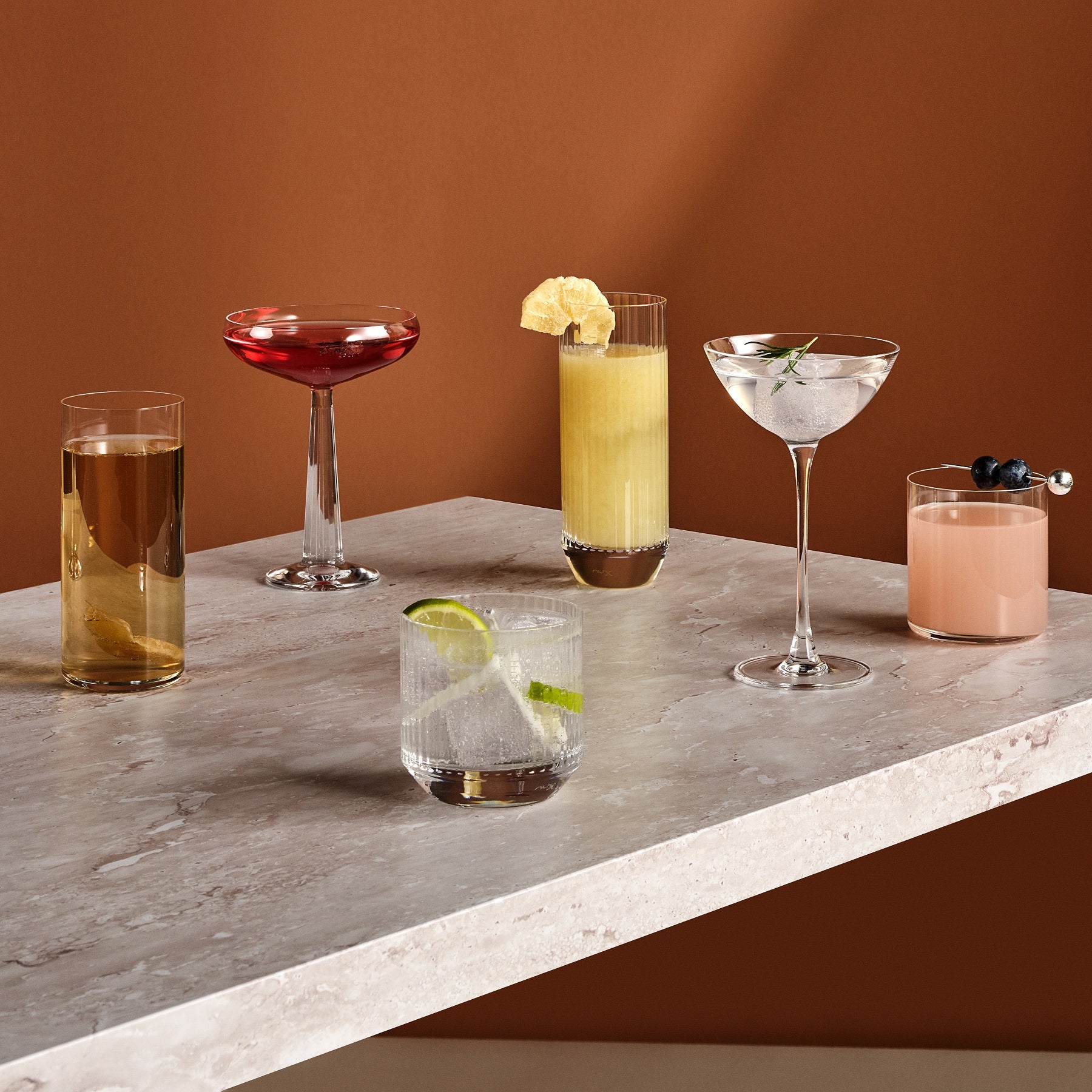Nude Glass Savage Coupetini Glas 17 Cl - 6 Stuks - Glazen.nl