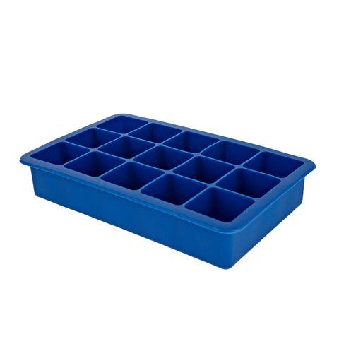 Bar Professional ijsblokjesvorm siliconen blauw 3 cm