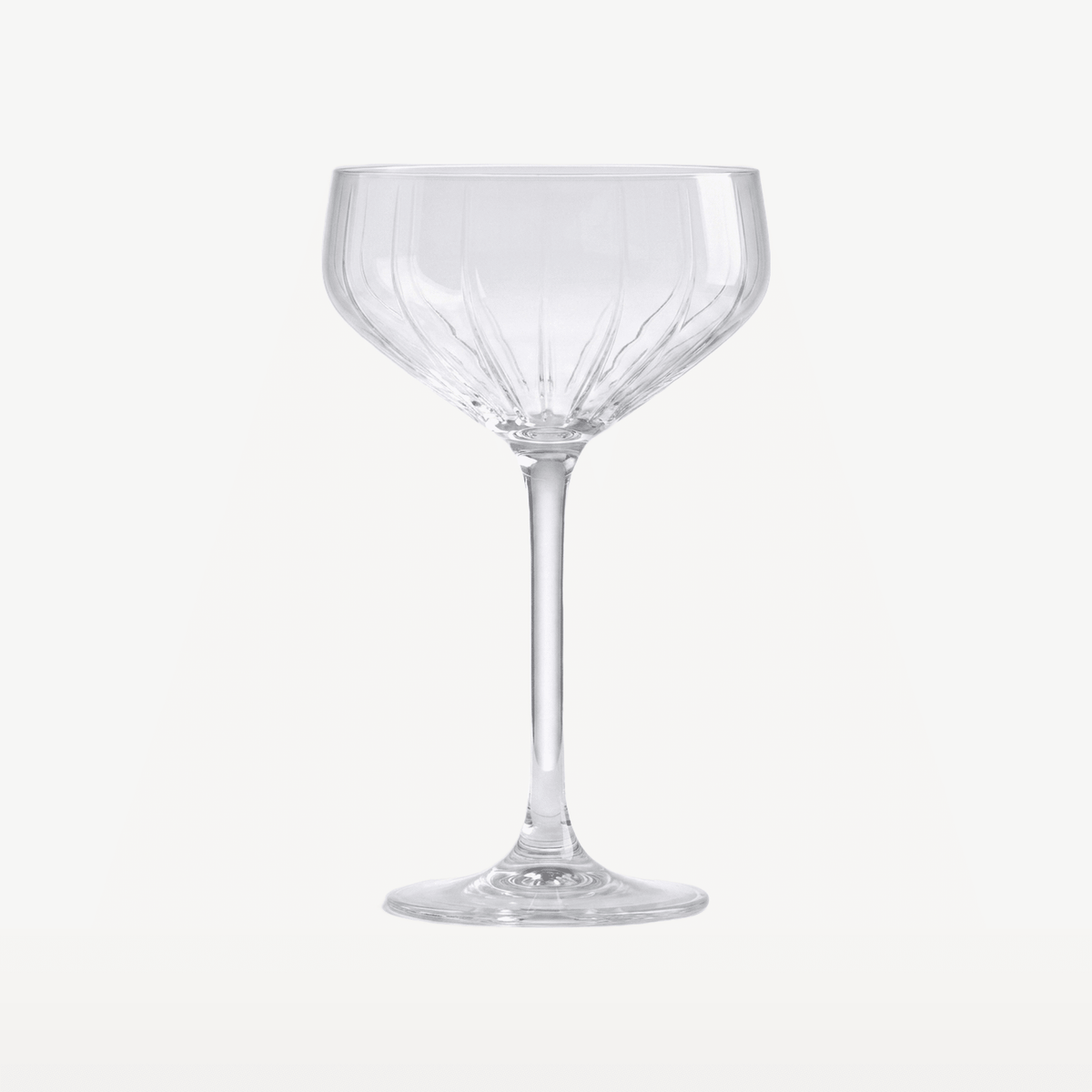 Royal Leerdam Carré Optics Champagnecoupe 28,5 Cl - 6 Stuks - Glazen.nl