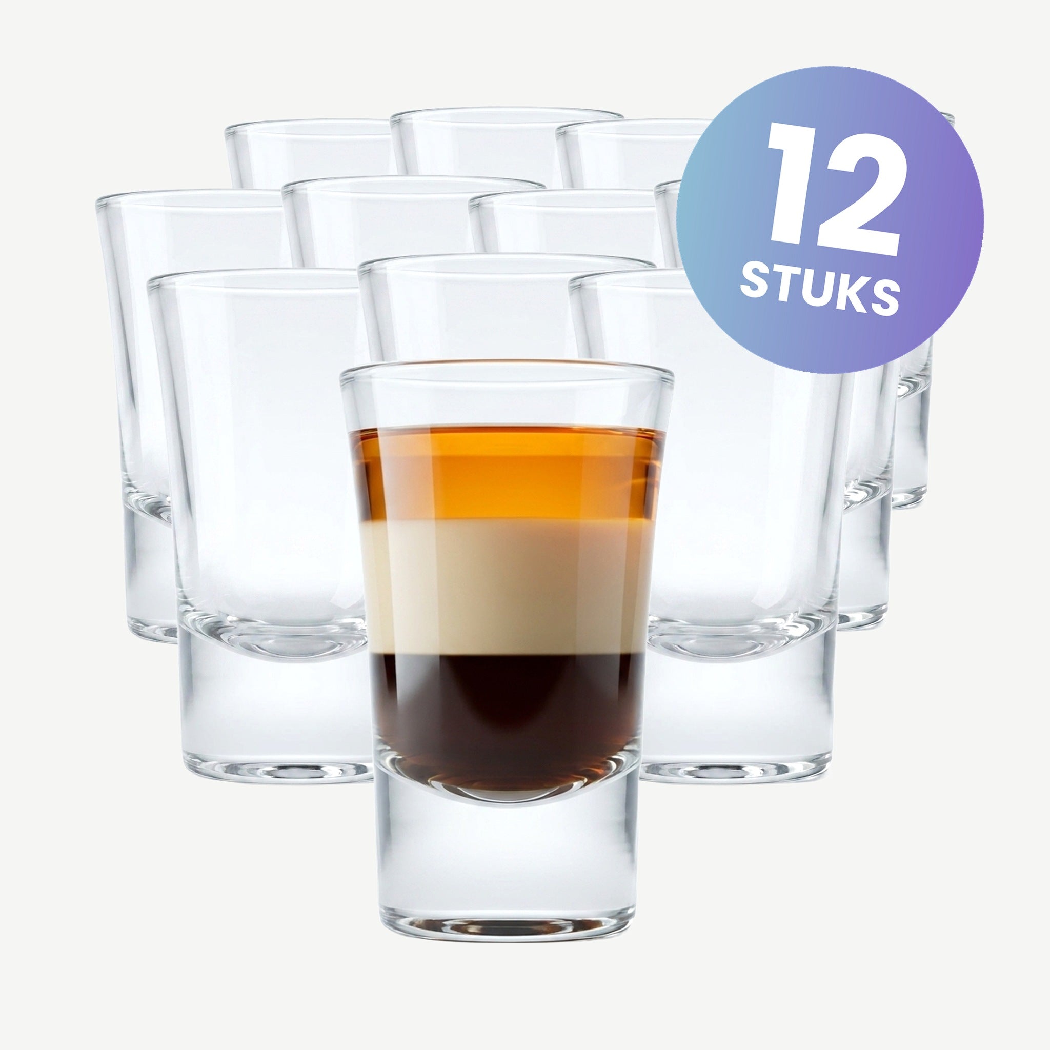 Arcoroc Hot Shot Shotglas 3,4 Cl - set van 12 glazen
