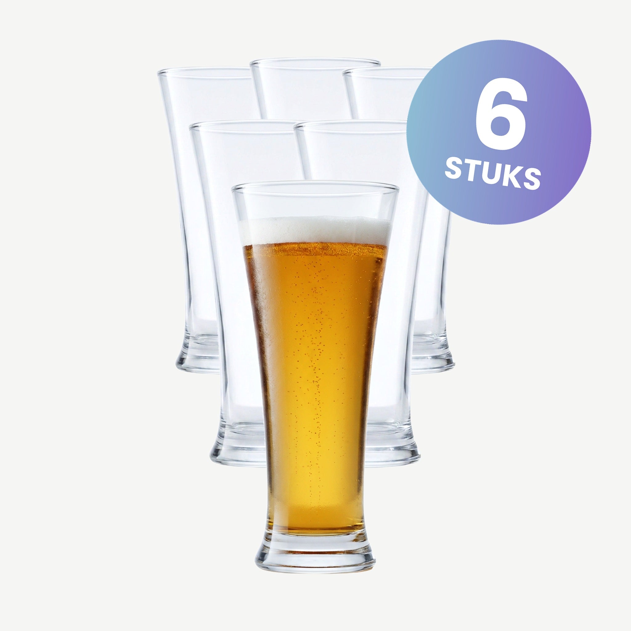 Arcoroc Martigues Bierglas 33 Cl - set van 6 glazen