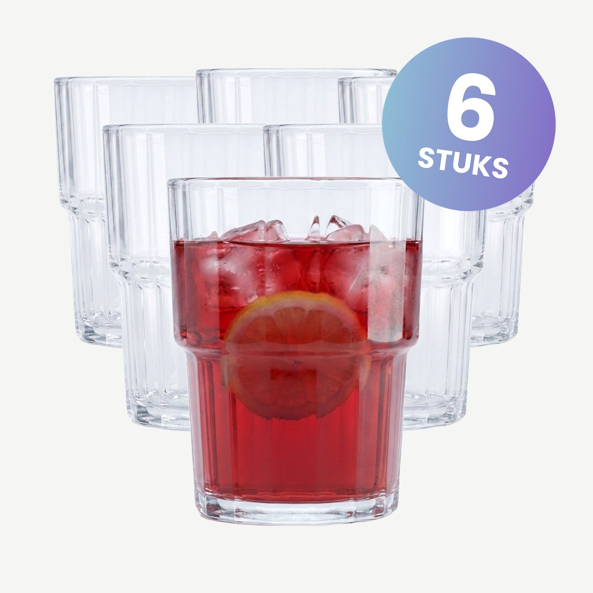 Arcoroc Norvege Tumbler 25 Cl Gehard - set van 6 glazen