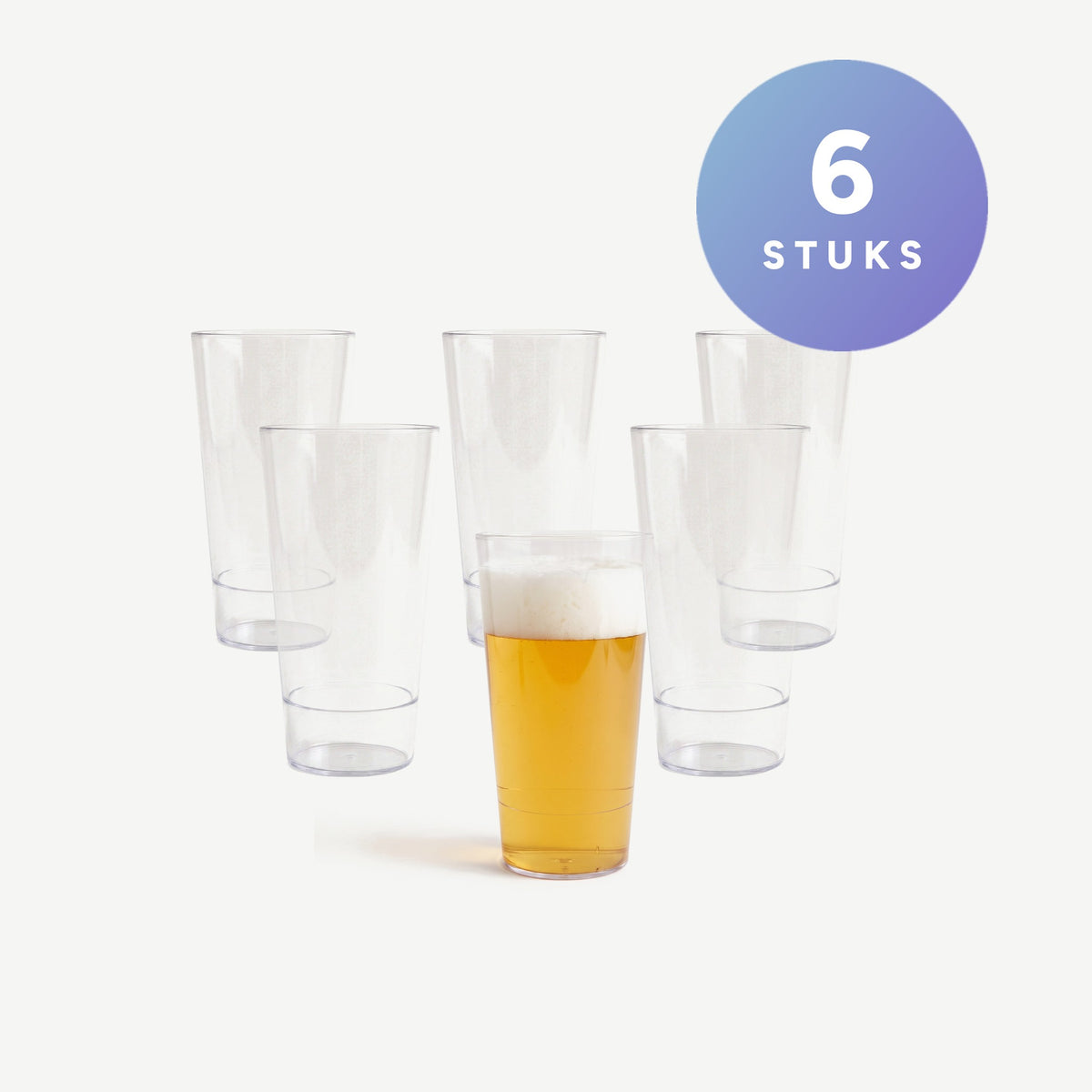 Bar Professional Urban Tumbler Kunststof 50 Cl - 40 Stuks set van 6