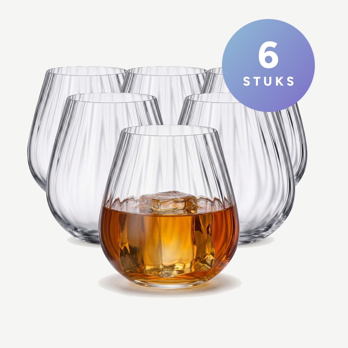 Bohemia Columba Tumbler 38 Cl set van 6 glazen