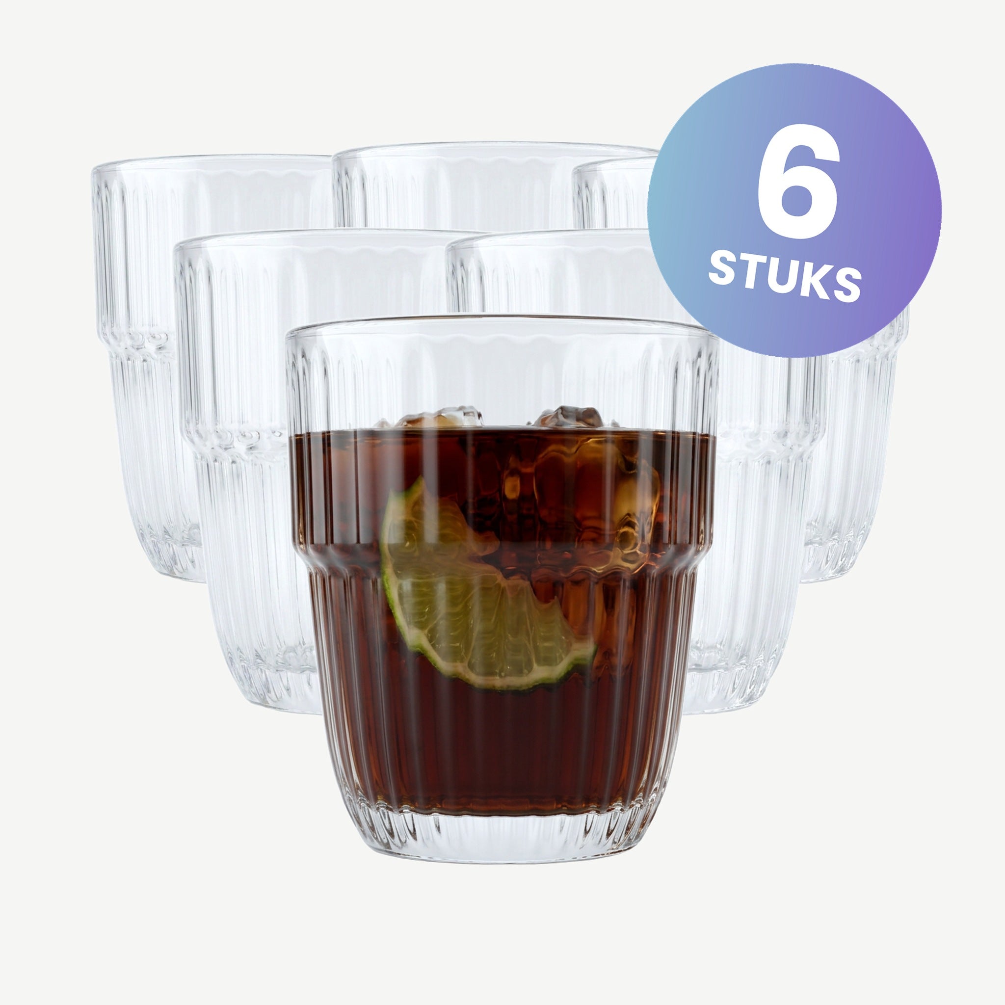 Bormioli Rocco Barshine Tumbler 39,5 Cl - set van 6 glazen
