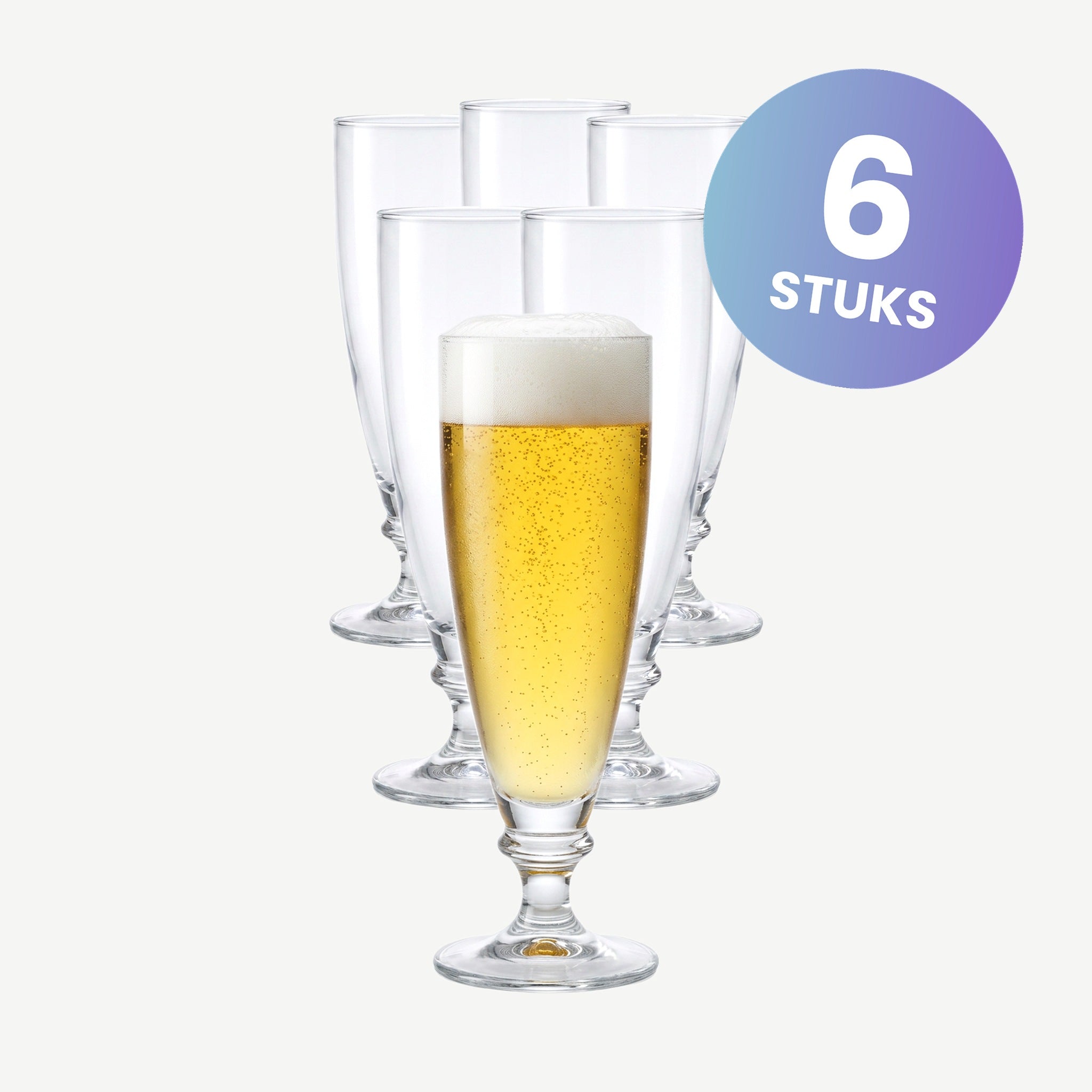 Bormioli Rocco Harmonia Bierglas 27,5 Cl - set van 6 glazen