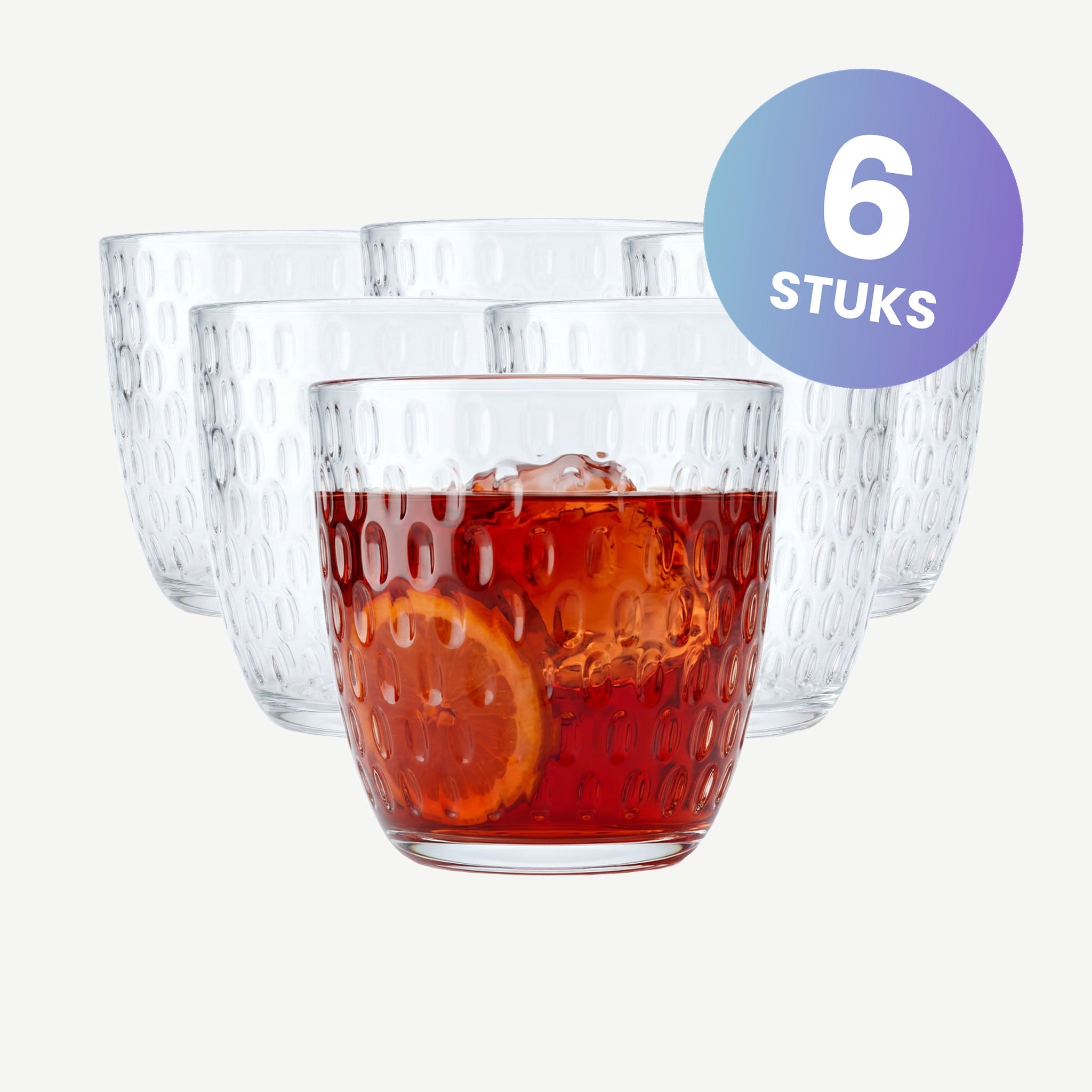 Bormioli Rocco Slot Tumbler 29 Cl - set van 6 glazen