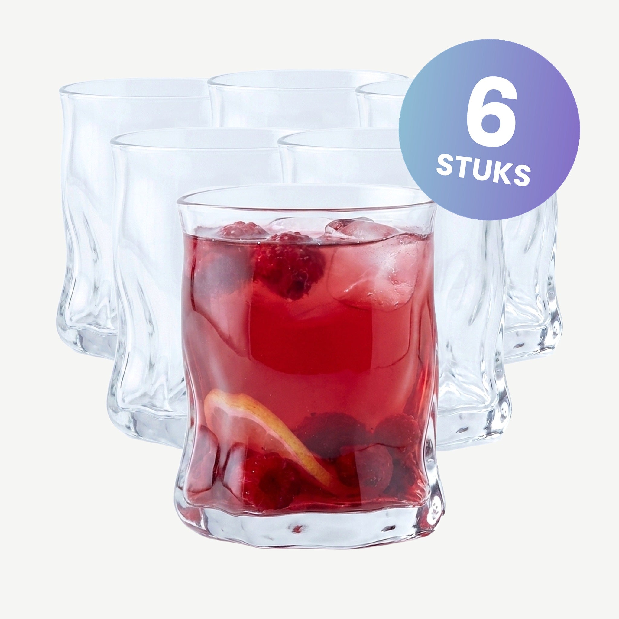 Bormioli Rocco Sorgente Tumbler 42 Cl - set van 6 glazen