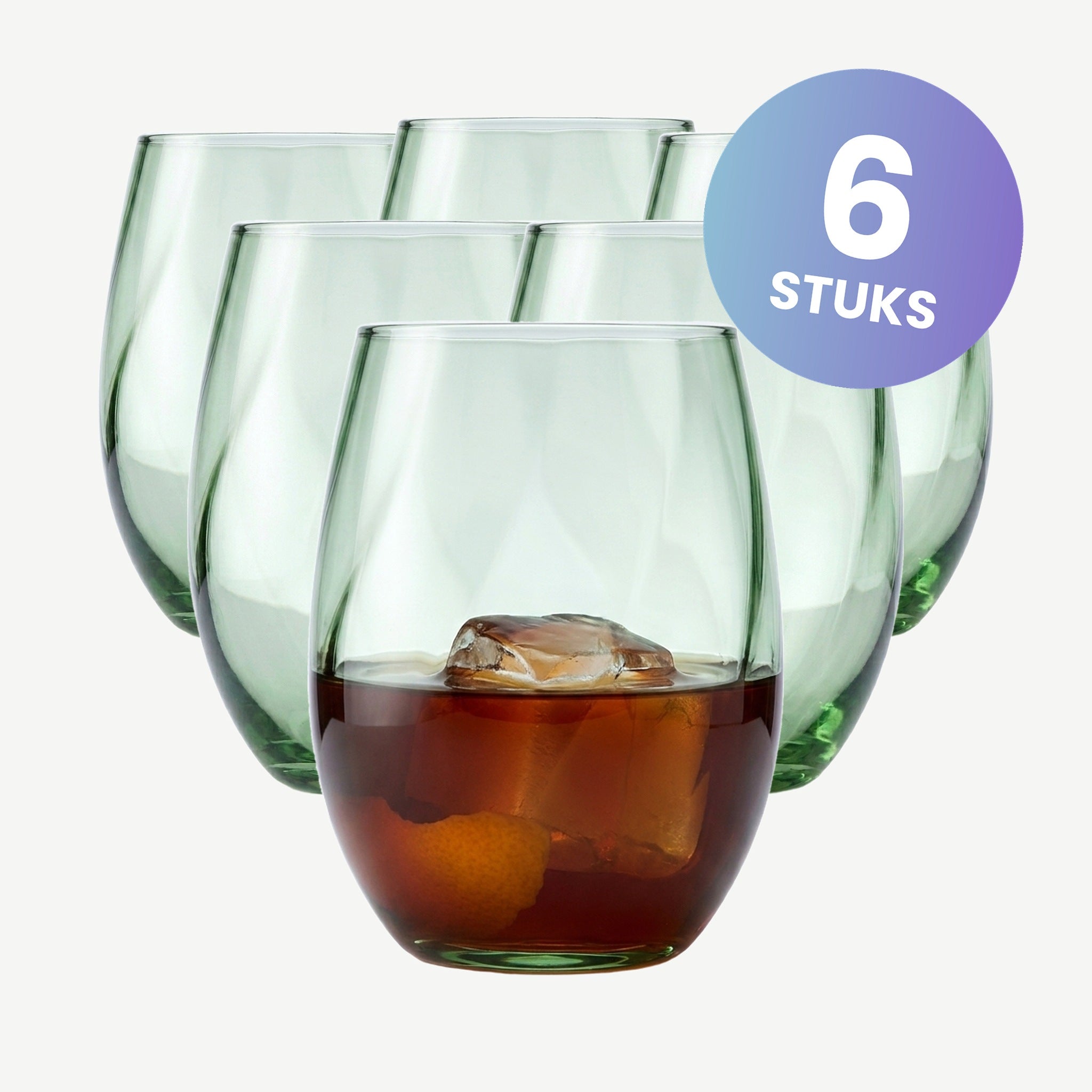 Chef & Sommelier Arpege Tumbler 36 Cl Groen - set van 6 glazen