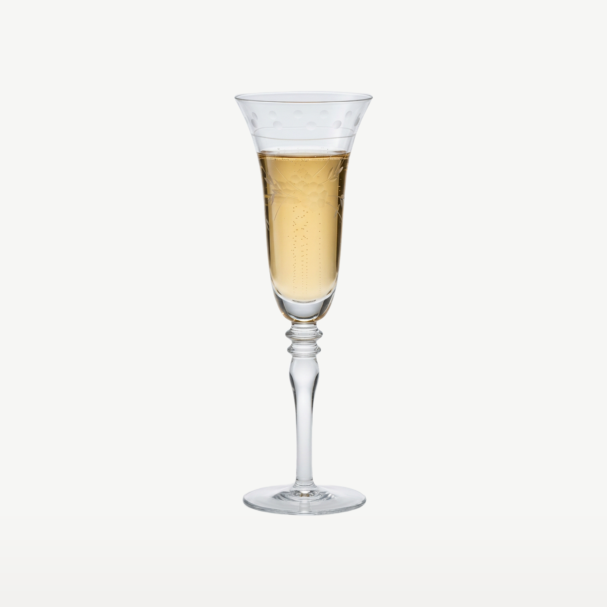 J-Line Champagneglas Gegraveerd Transparant - Glazen.nl