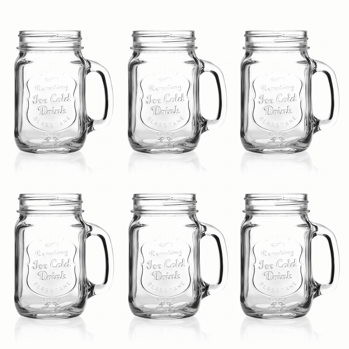Onis Country Drinking Jar 49 Cl - 6 Stuks - Glazen.nl