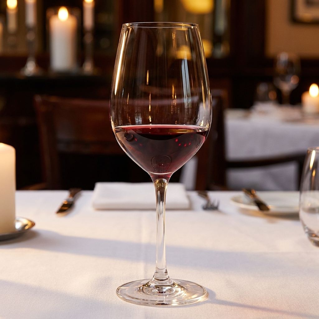 Chef & Sommelier Sequence wijnglas 53 cl ingeschonken met rode wijn