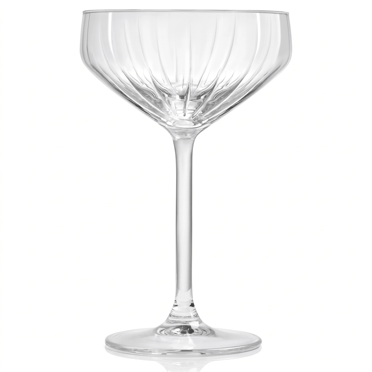 Royal Leerdam Carré Optics Champagnecoupe 28,5 Cl - 6 Stuks - Glazen.nl