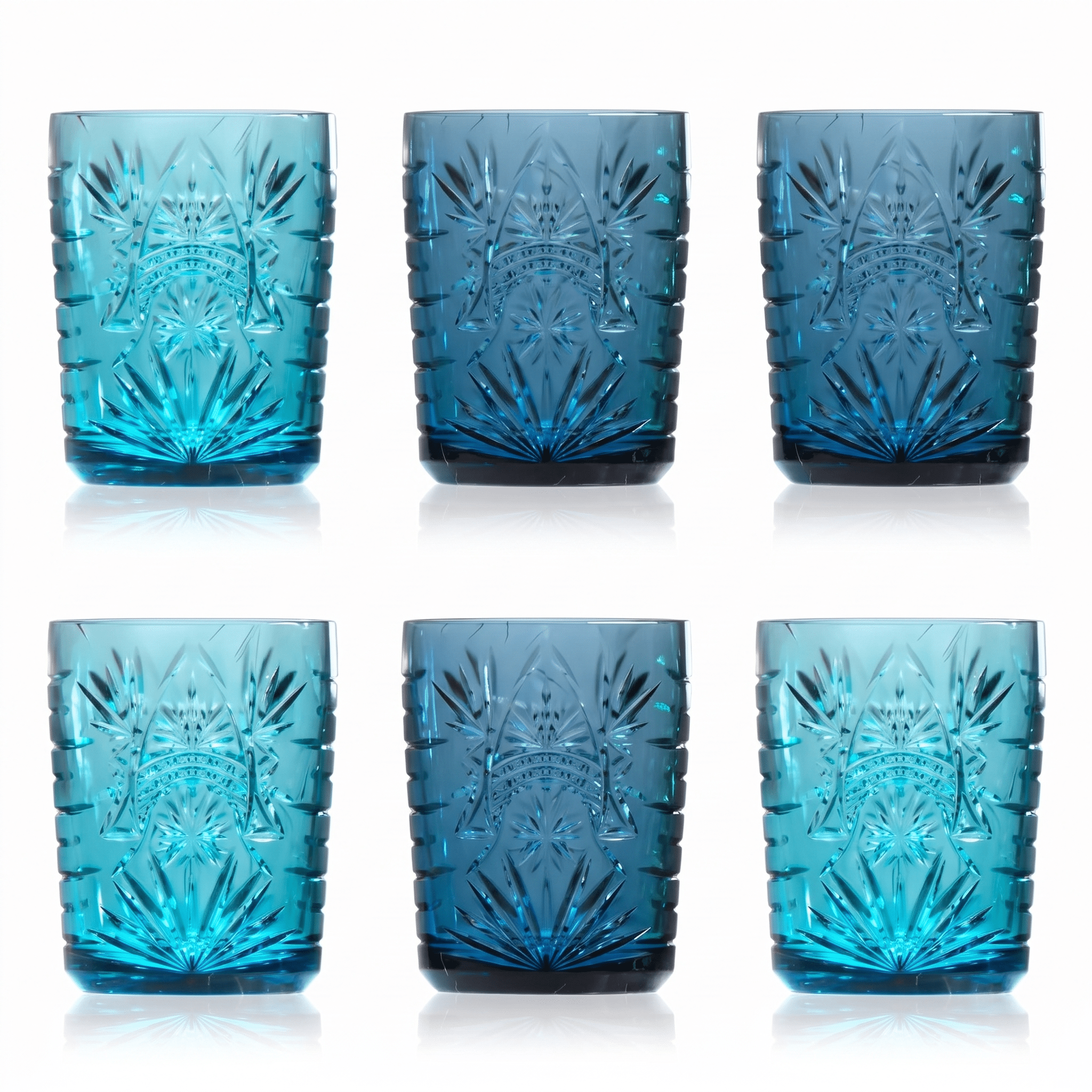 Royal Leerdam Starla Tumbler Blauw 35 Cl - 6 Stuks - Glazen.nl