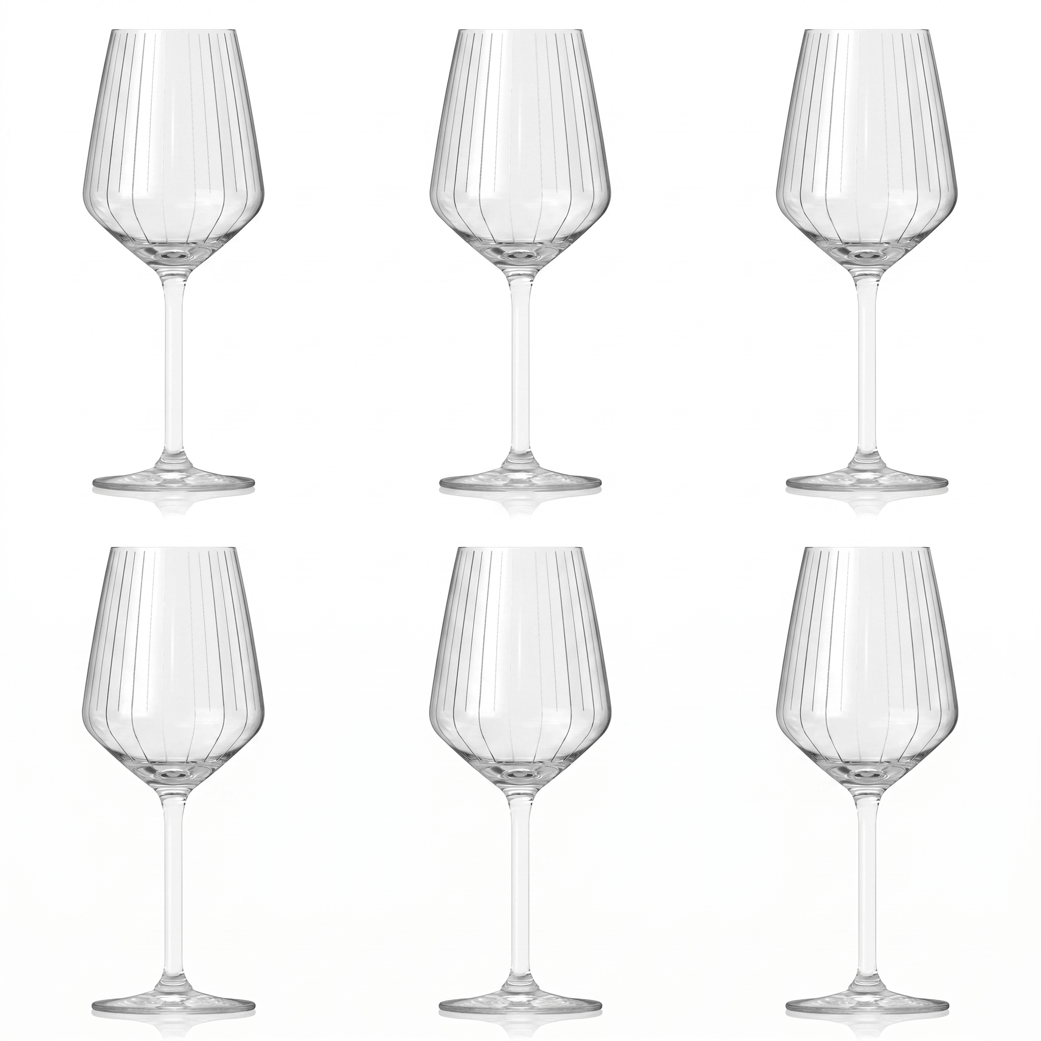 Royal Leerdam Carré Optics Wijnglas 38,5 Cl - 6 Stuks - Glazen.nl