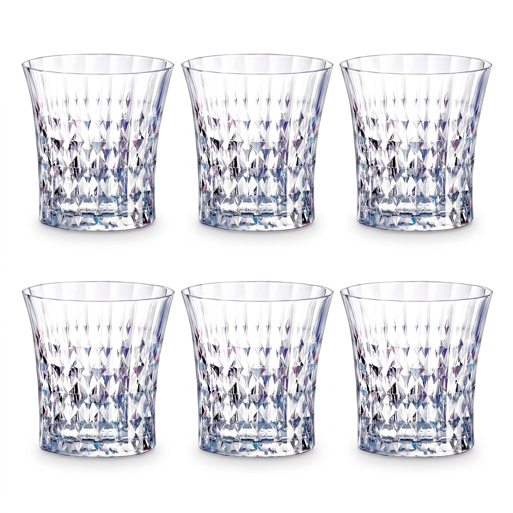Eclat Lady Diamond Tumbler 27 Cl - 6 Stuks - Glazen.nl