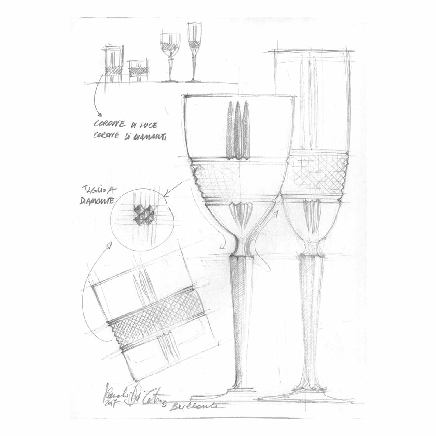 RCR Brillante Champagne Flute 19 Cl - 6 Stuks - Glazen.nl