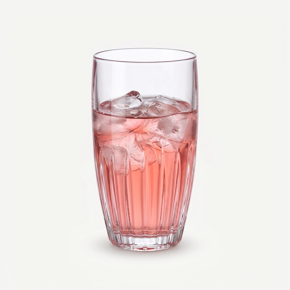 J-Line Cocktailglas 68 Cl Acryl Transparant - 4 Stuks, gevuld glas