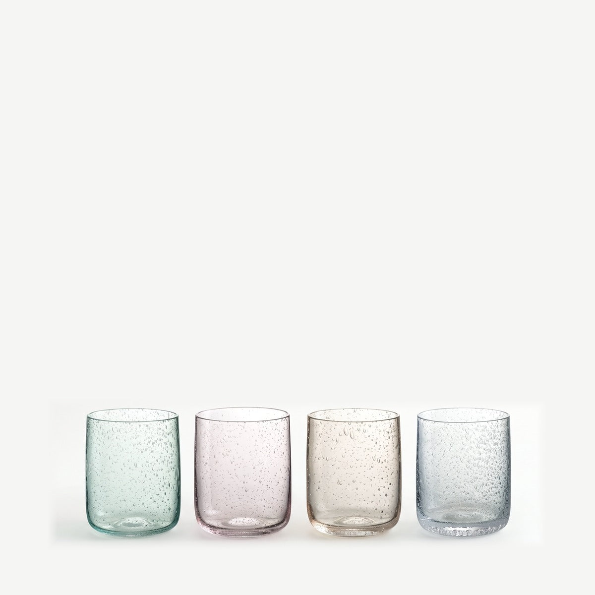 J-Line Yones Waterglas Assorti - 4 Stuks leeg