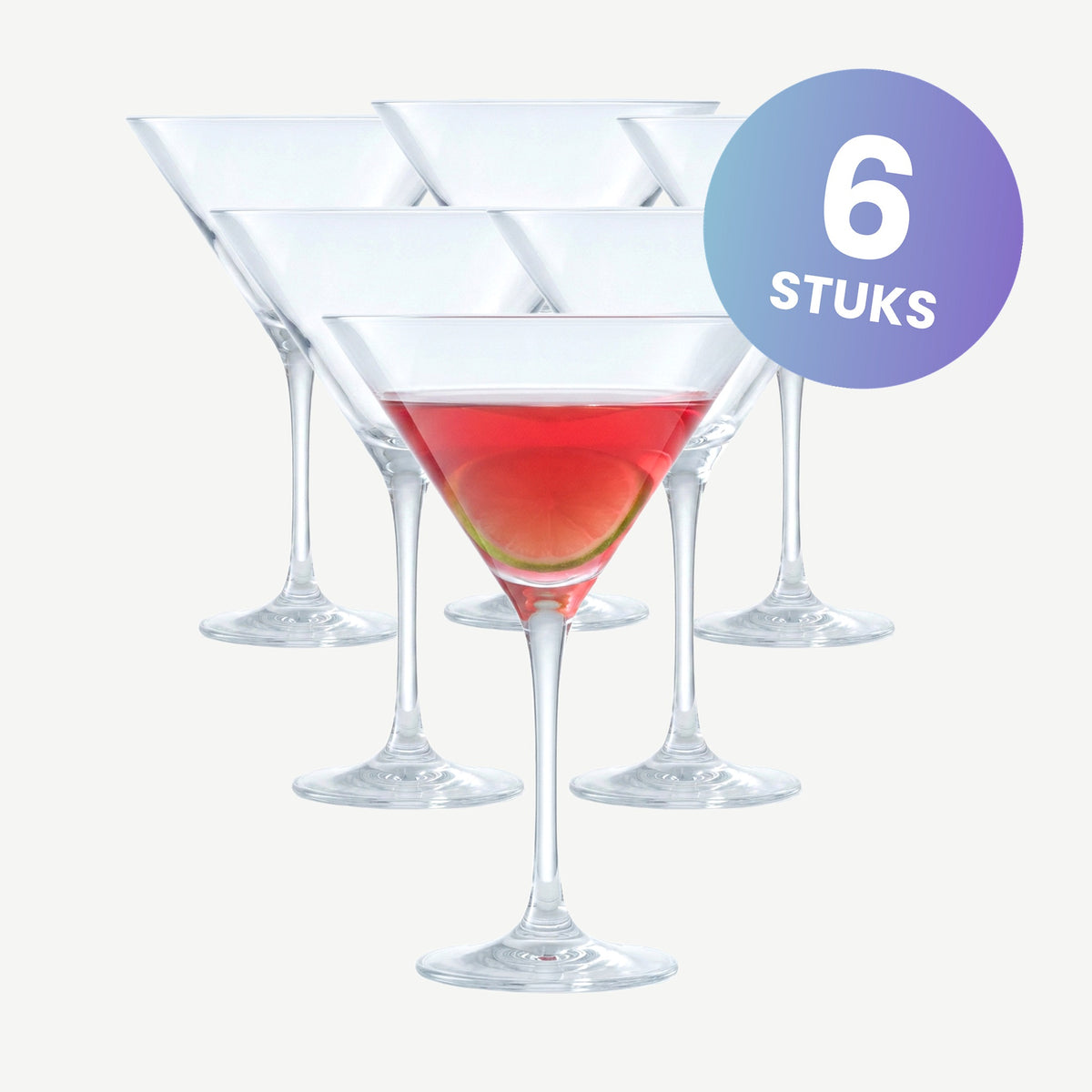 L.S.A. Cellar Cocktailglas 25 Cl - set van 6 glazen