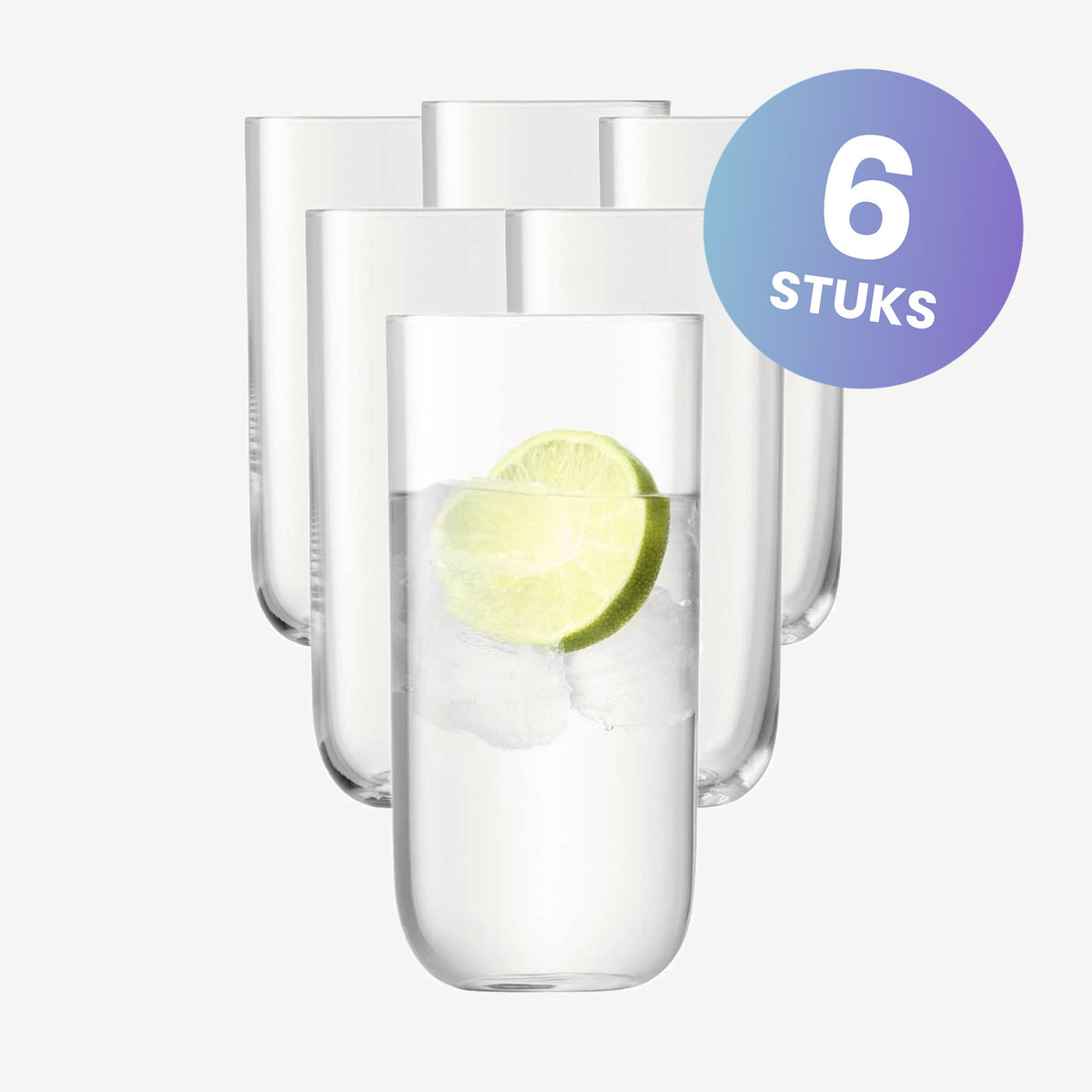 L.S.A. Uno Tumbler 49 Cl - set van 6 glazen