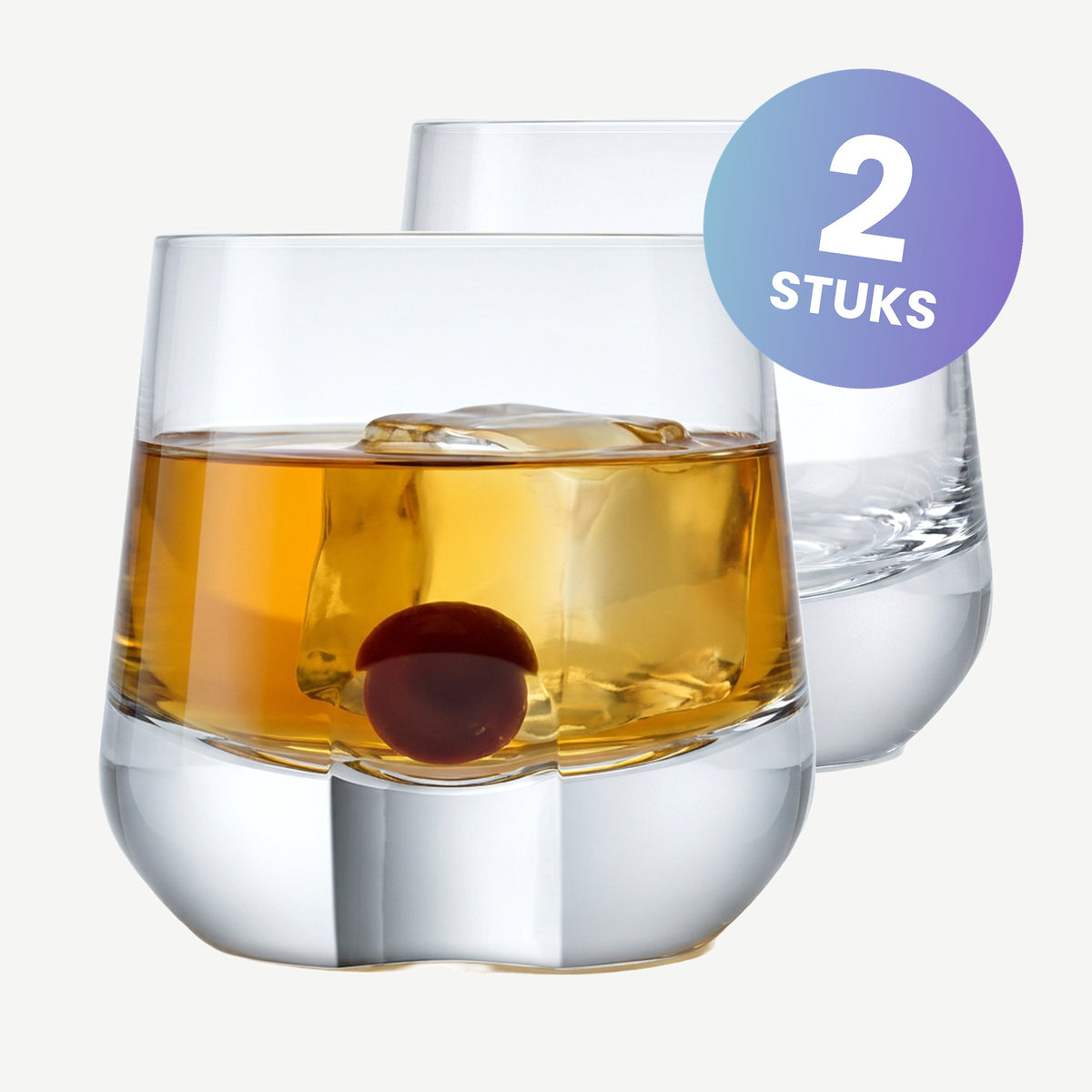 L.S.A. Whisky Cut Tumbler 18 Cl - set van 2 glazen