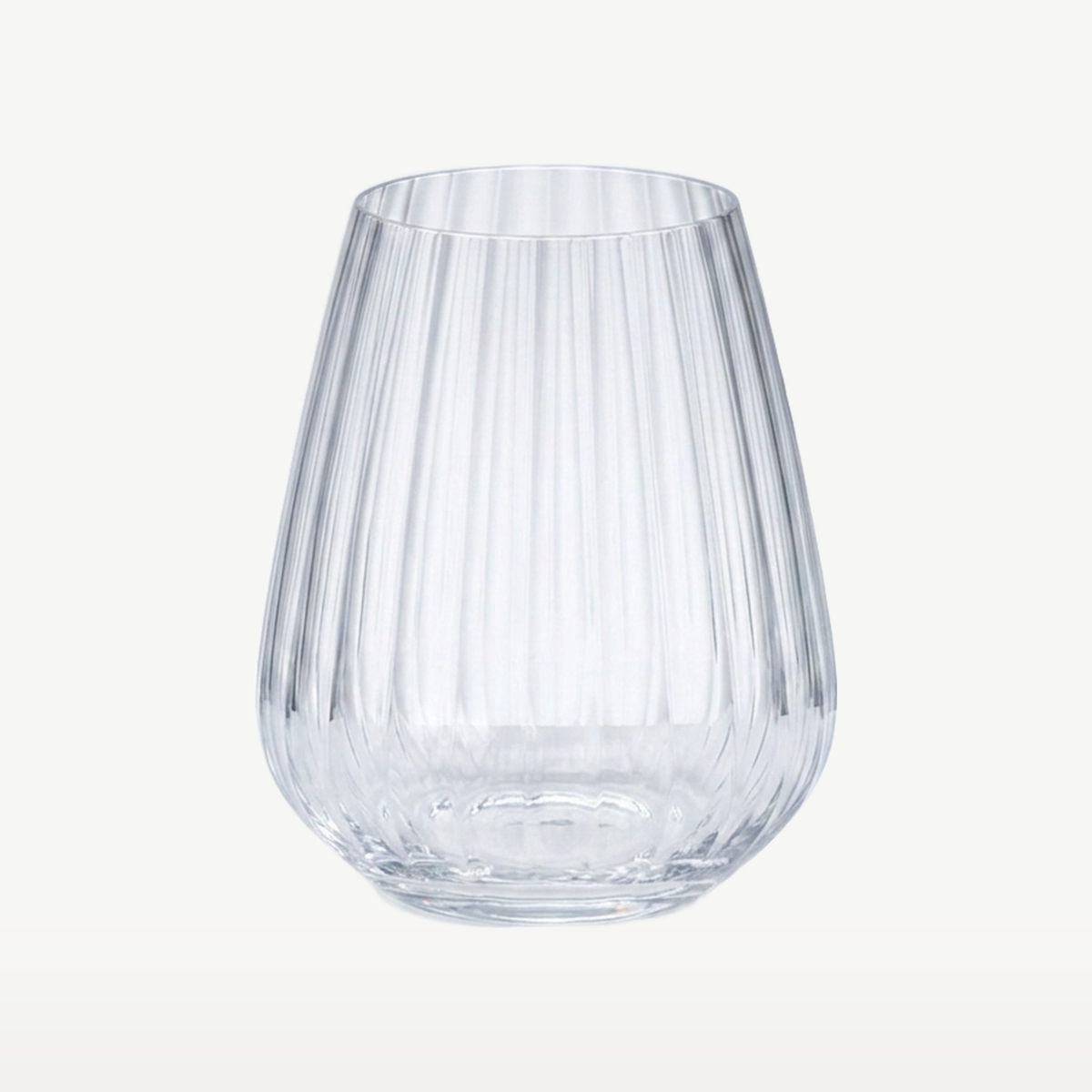 J-Line Waterglas 43 Cl Strepen Transparant - Glazen.nl