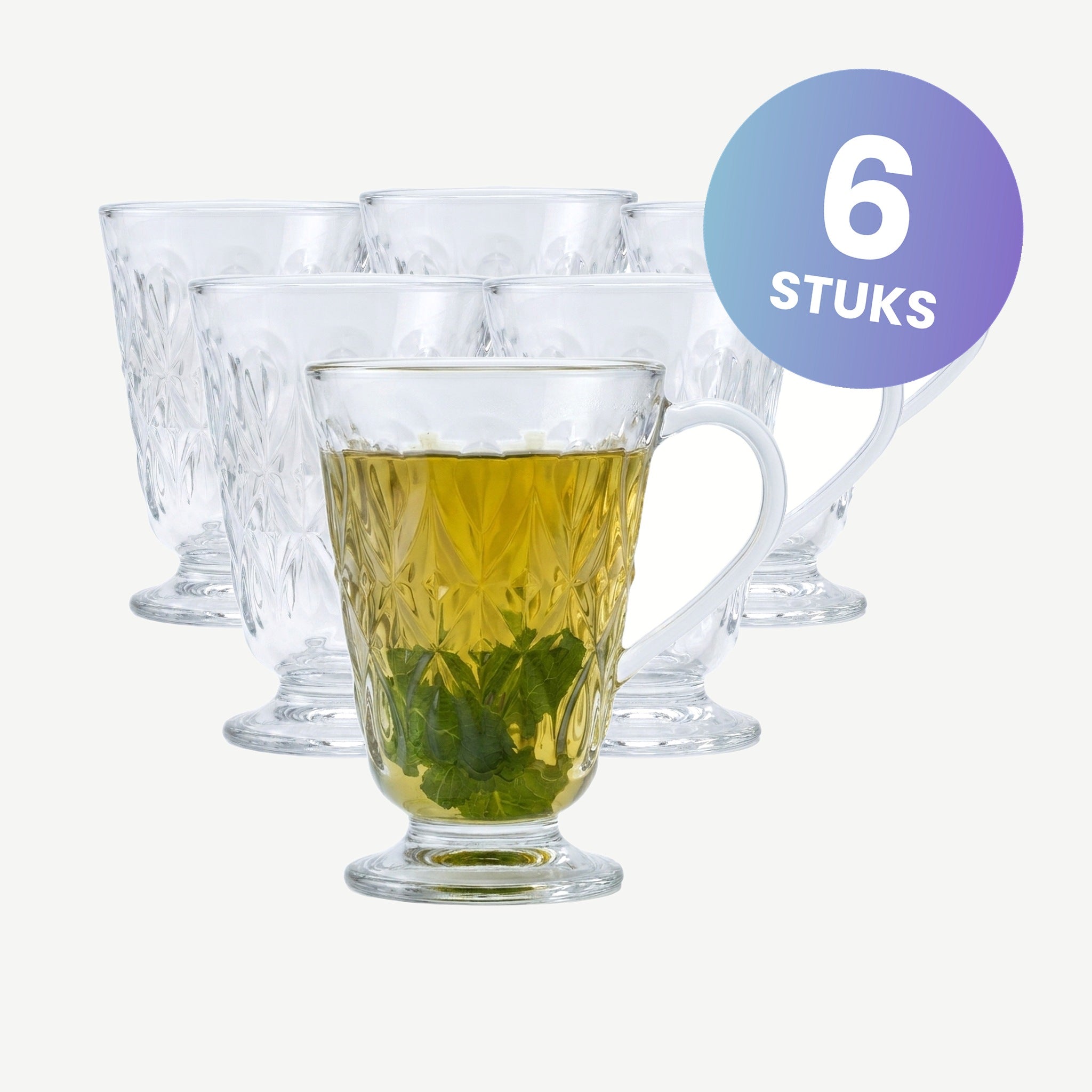 La Rochère Lyonnais Theemok 27,5 Cl - set van 6 glazen