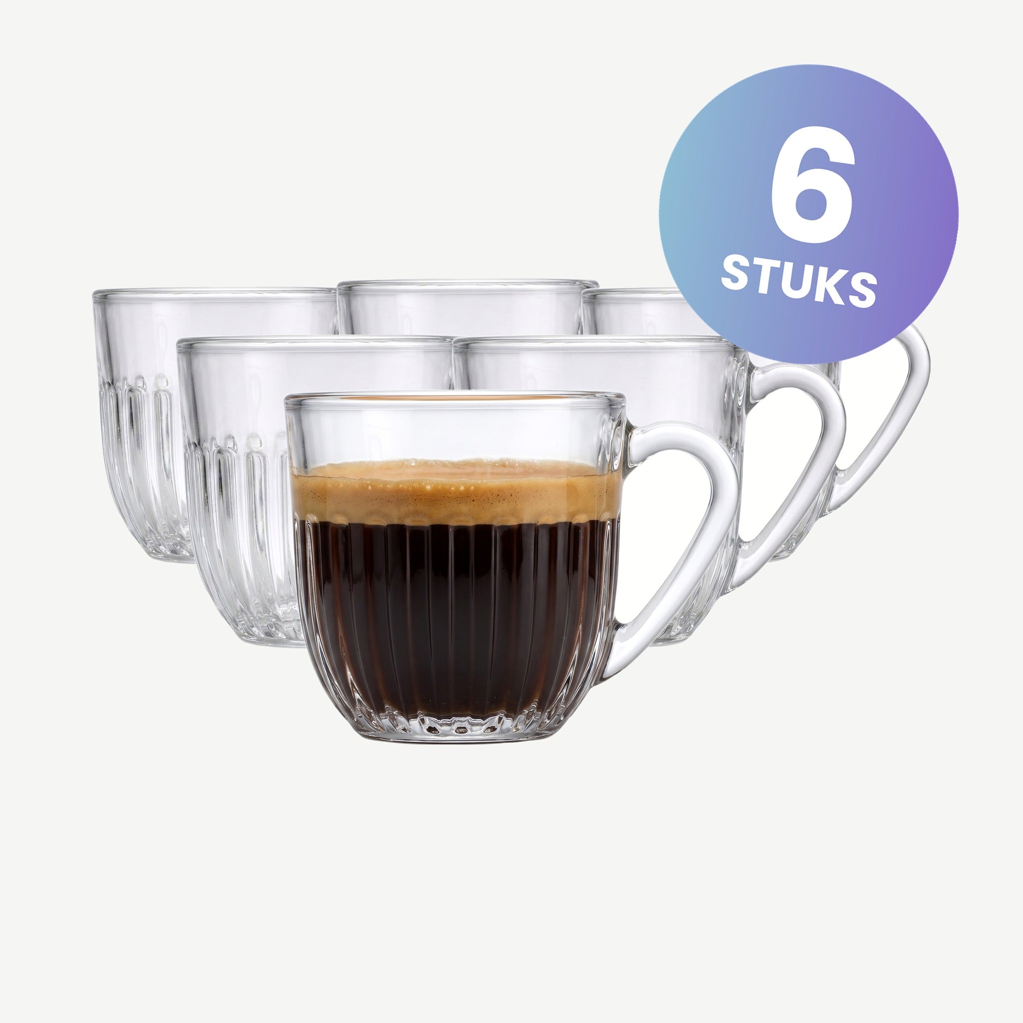 La Rochère Ouessant Espressokop 9 Cl - set van 6 glazen