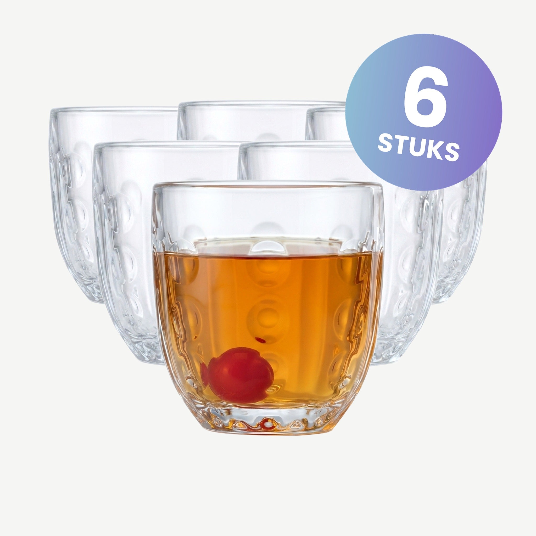 La Rochère Troquet Geo Tumbler 23 Cl - set van 6 glazen