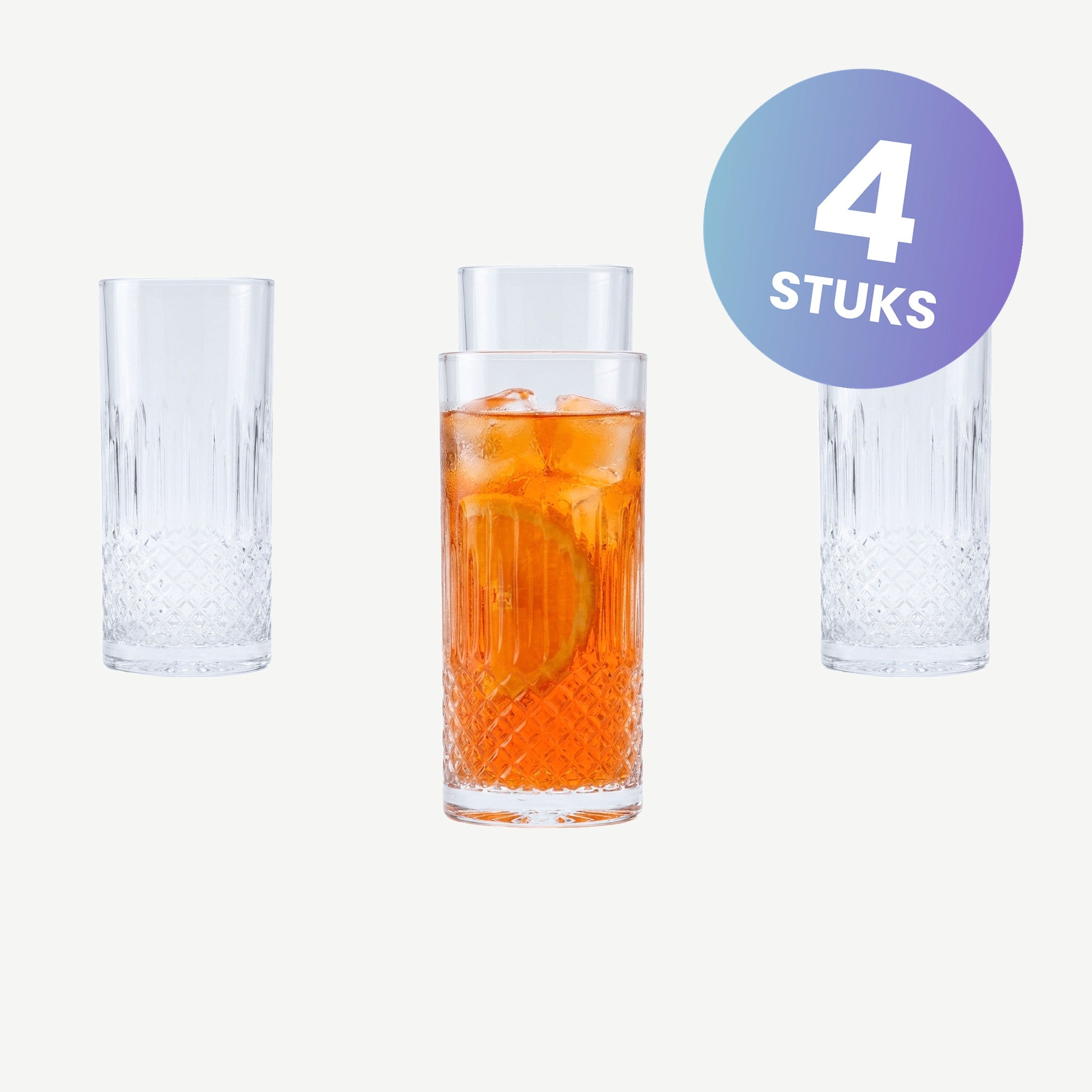 Luigi Bormioli Diamante Longdrinkglas Fh 48 Cl - set van 4 glazen
