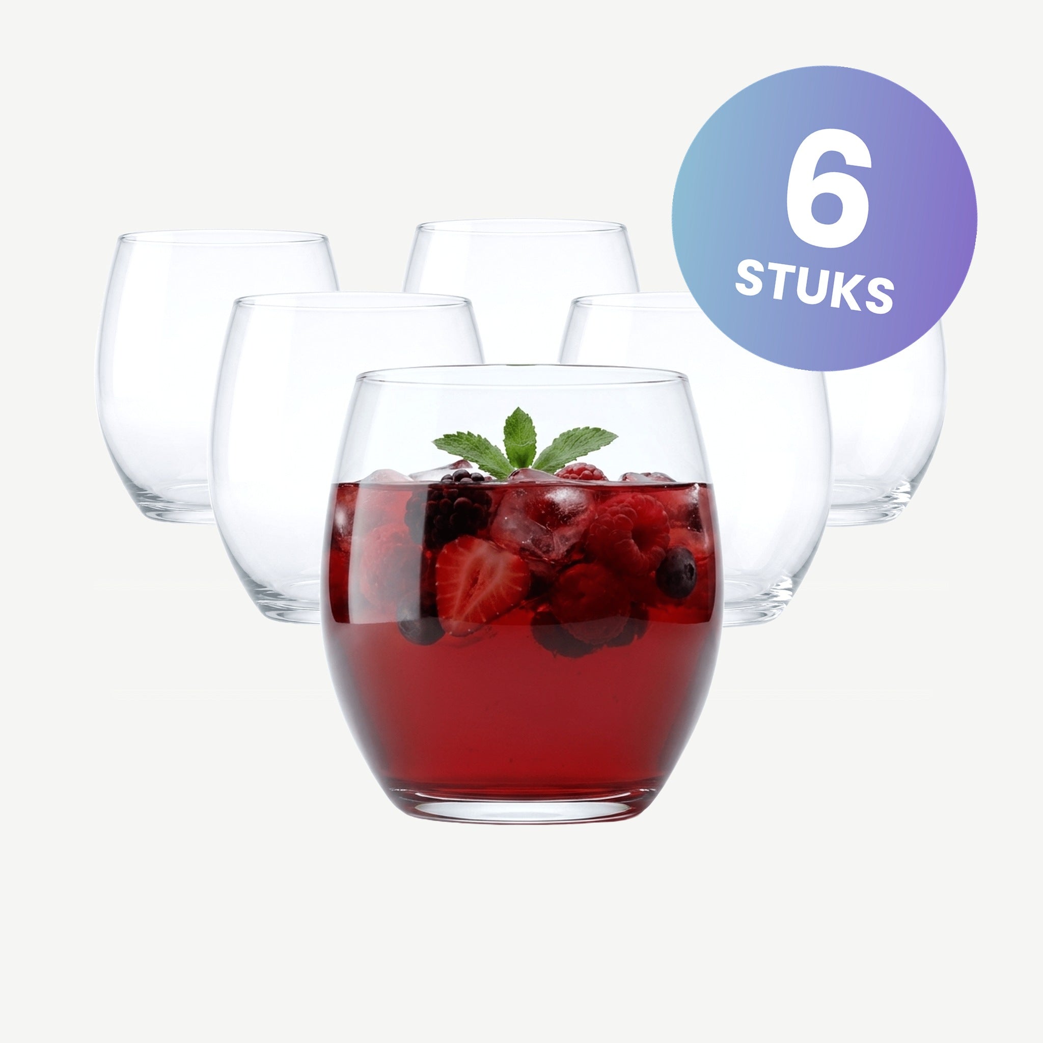 Luigi Bormioli Magnifico Tumbler D.O.F. 50 Cl - set van 6 glazen