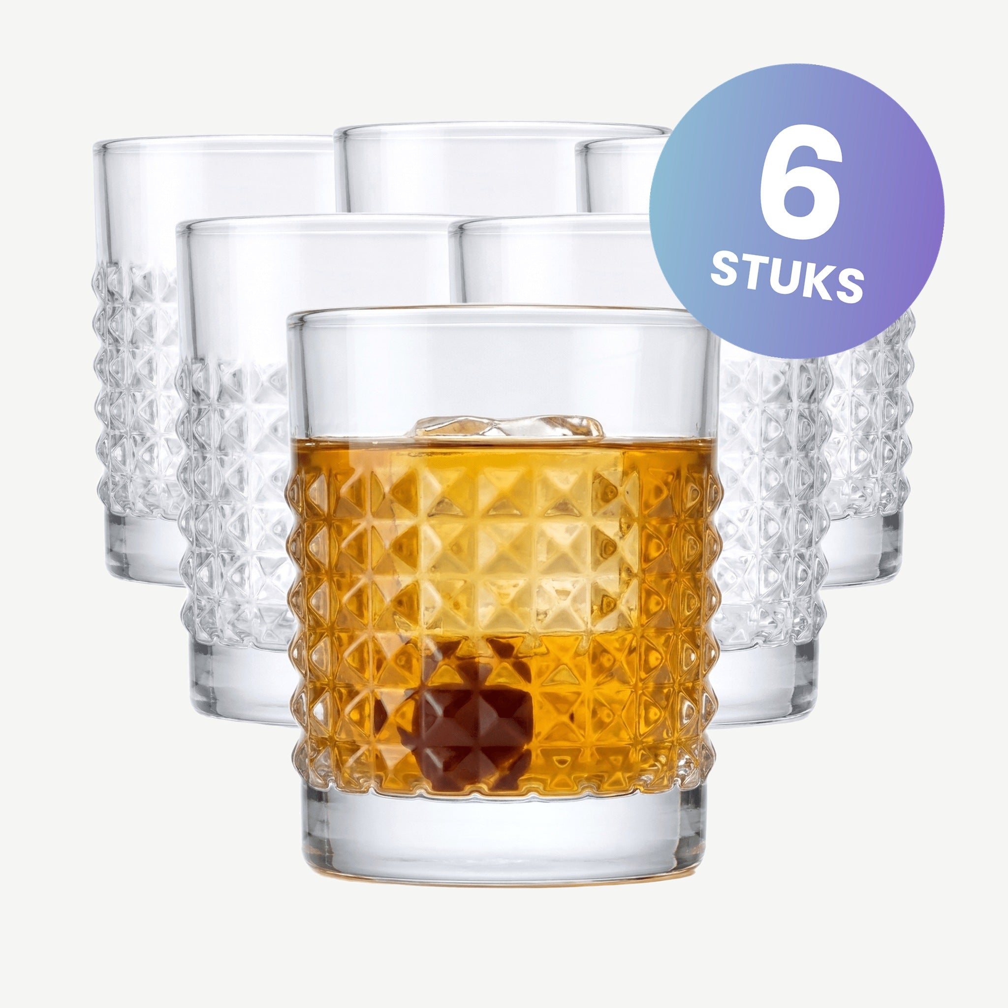 Luigi Bormioli Mixology Elixir Tumbler D.O.F. 38 Cl - set van 6 glazen