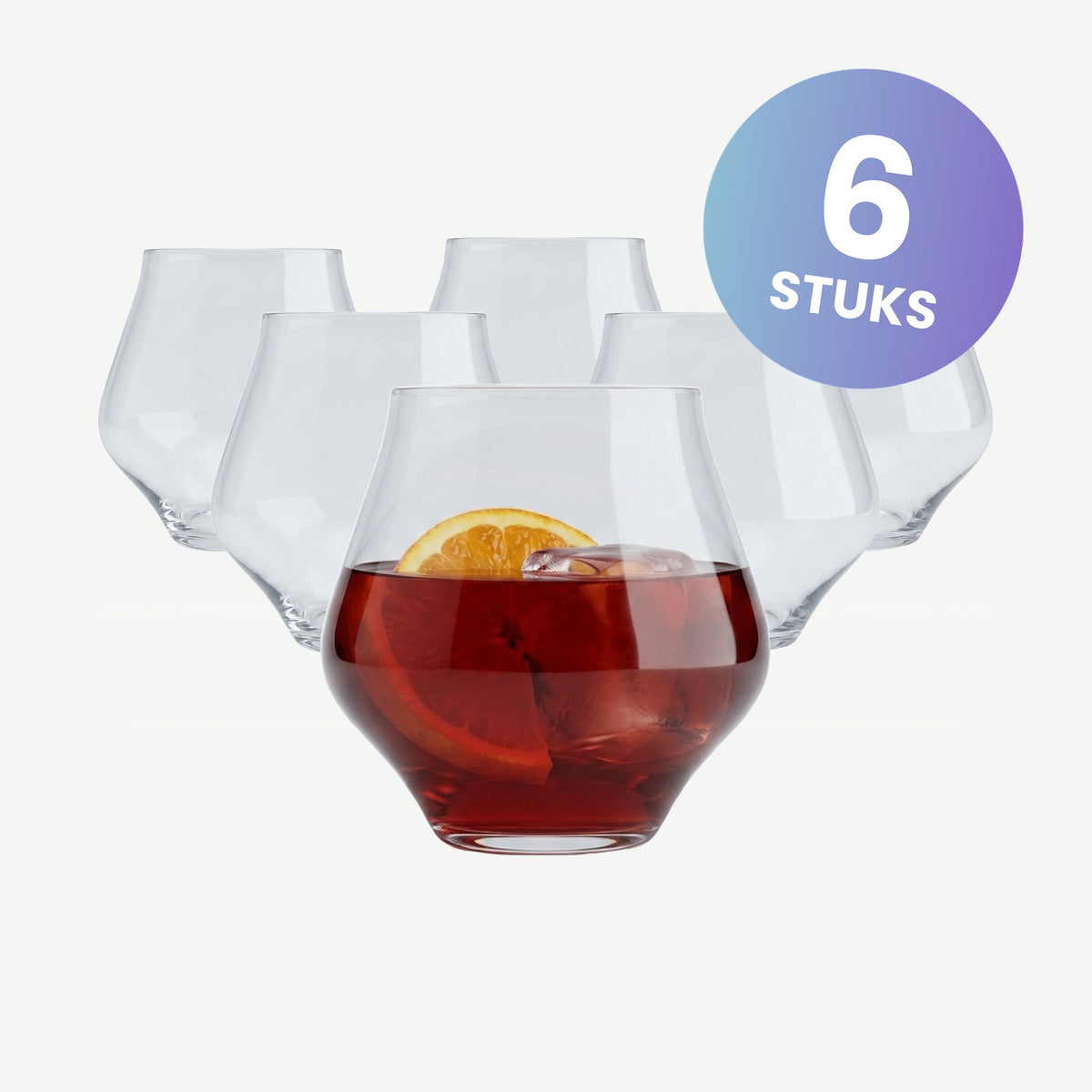 Luigi Bormioli Supremo Tumbler 45 Cl - set van 6 glazen
