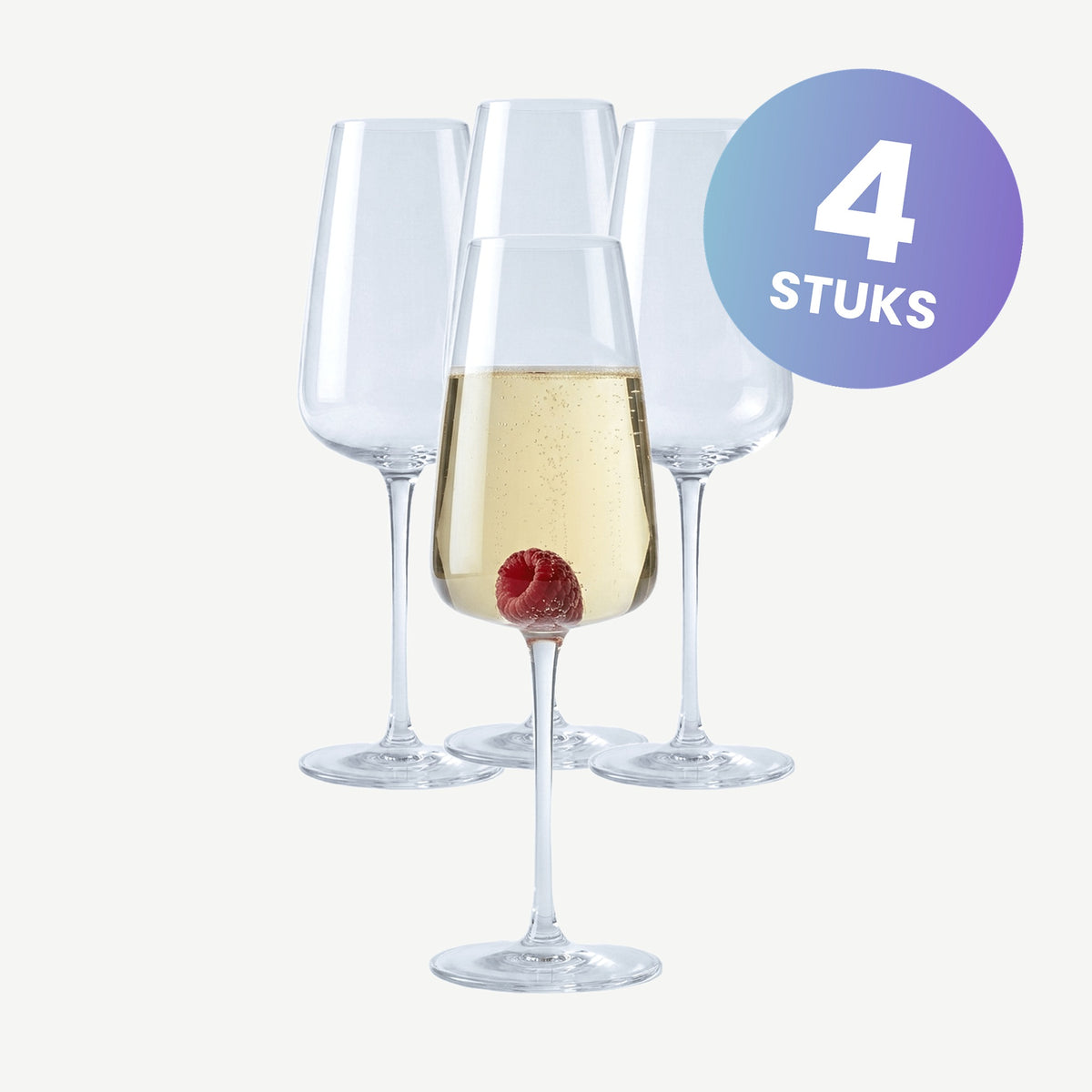 Luigi Bormioli Talismano Champagneglas / Flute 40 Cl - set van 4 glazen