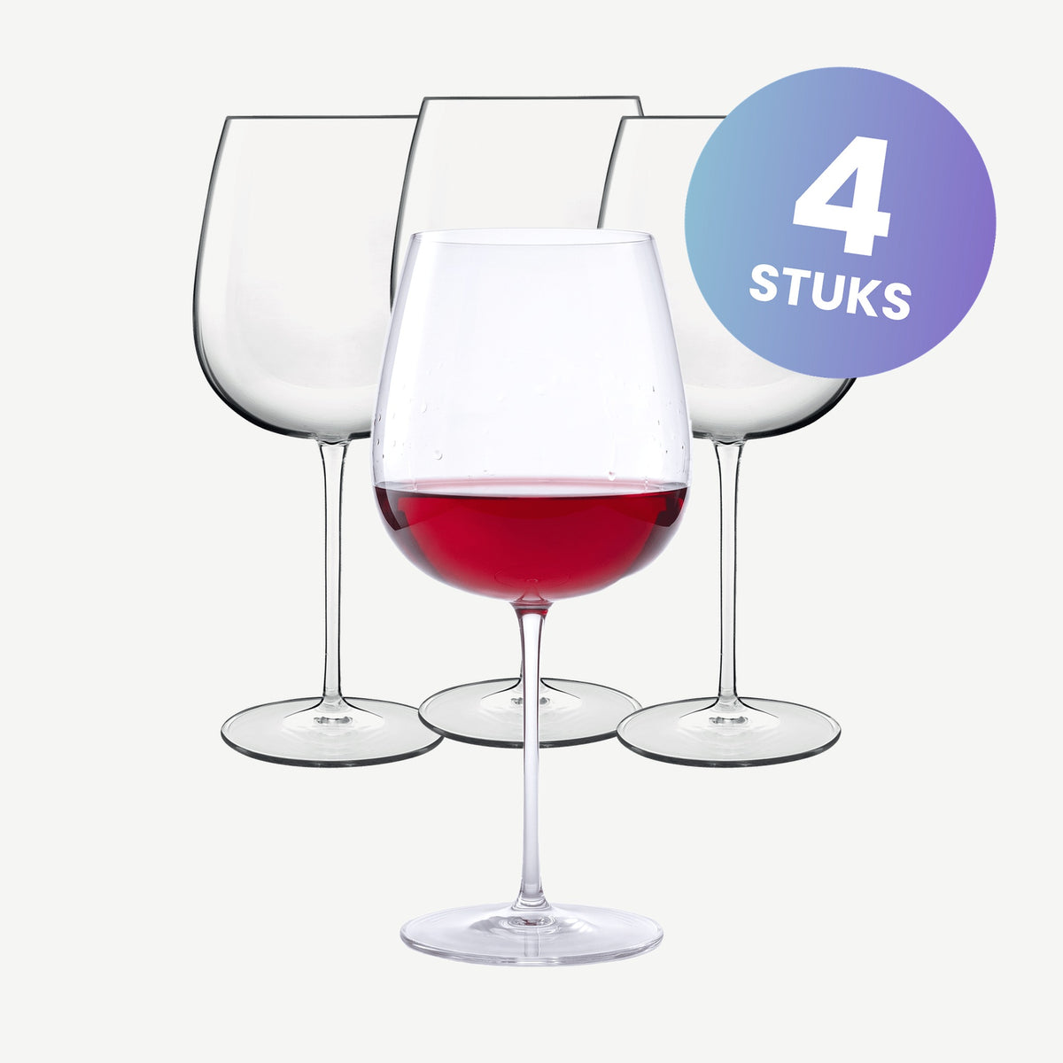Luigi Bormioli Talismano Wijnglas Burgundy 75 Cl - set van 4 glazen