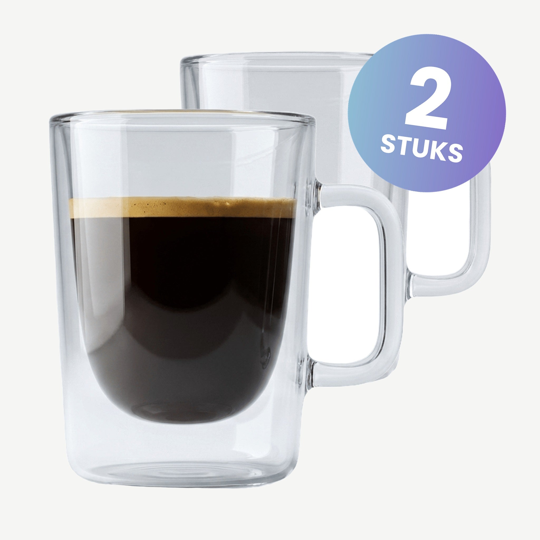 Luigi Bormioli Thermic Glass Koffieglas 30 Cl Caffe Aroma - set van 2 glazen