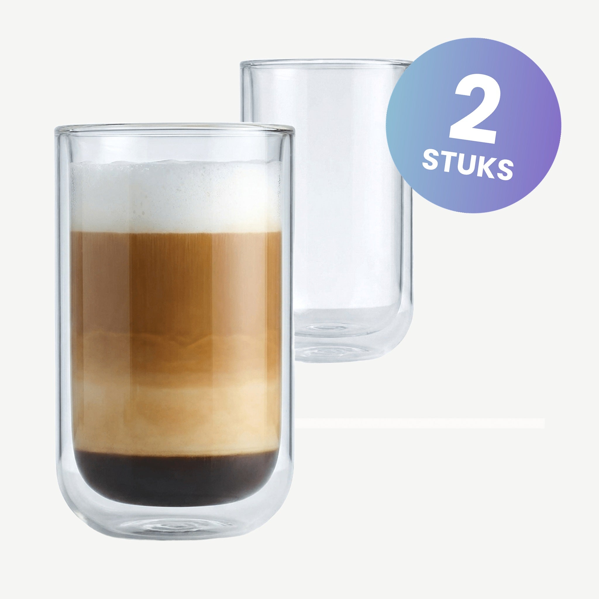Luigi Bormioli Thermic Glass Koffieglas 40 Cl Sublime Beverage - set van 2 glazen
