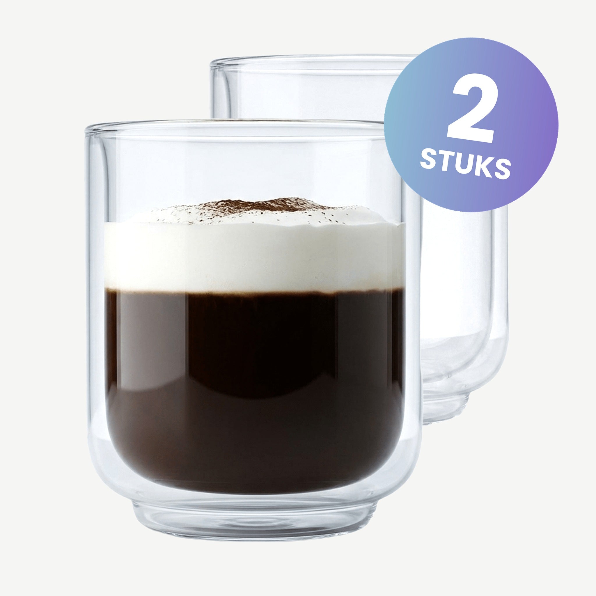 Luigi Bormioli Thermic Glass Koffieglas 40 Cl Sublime D.O.F. - set van 2 glazen