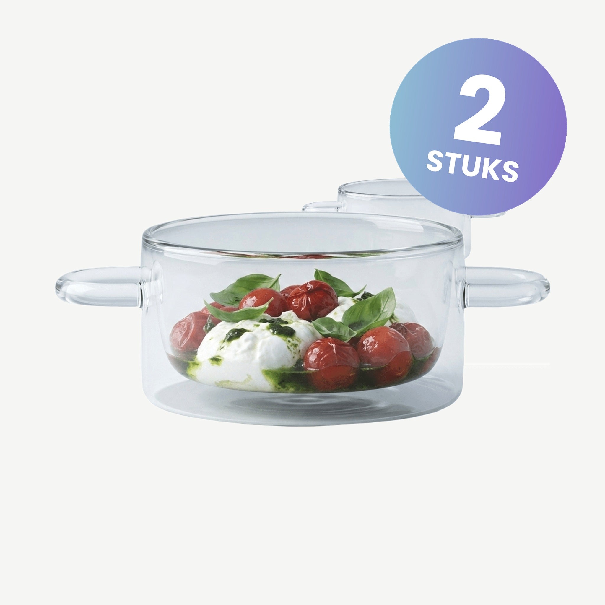 Luigi Bormioli Thermic Glass Kommetje 27 Cl - set van 2 glazen