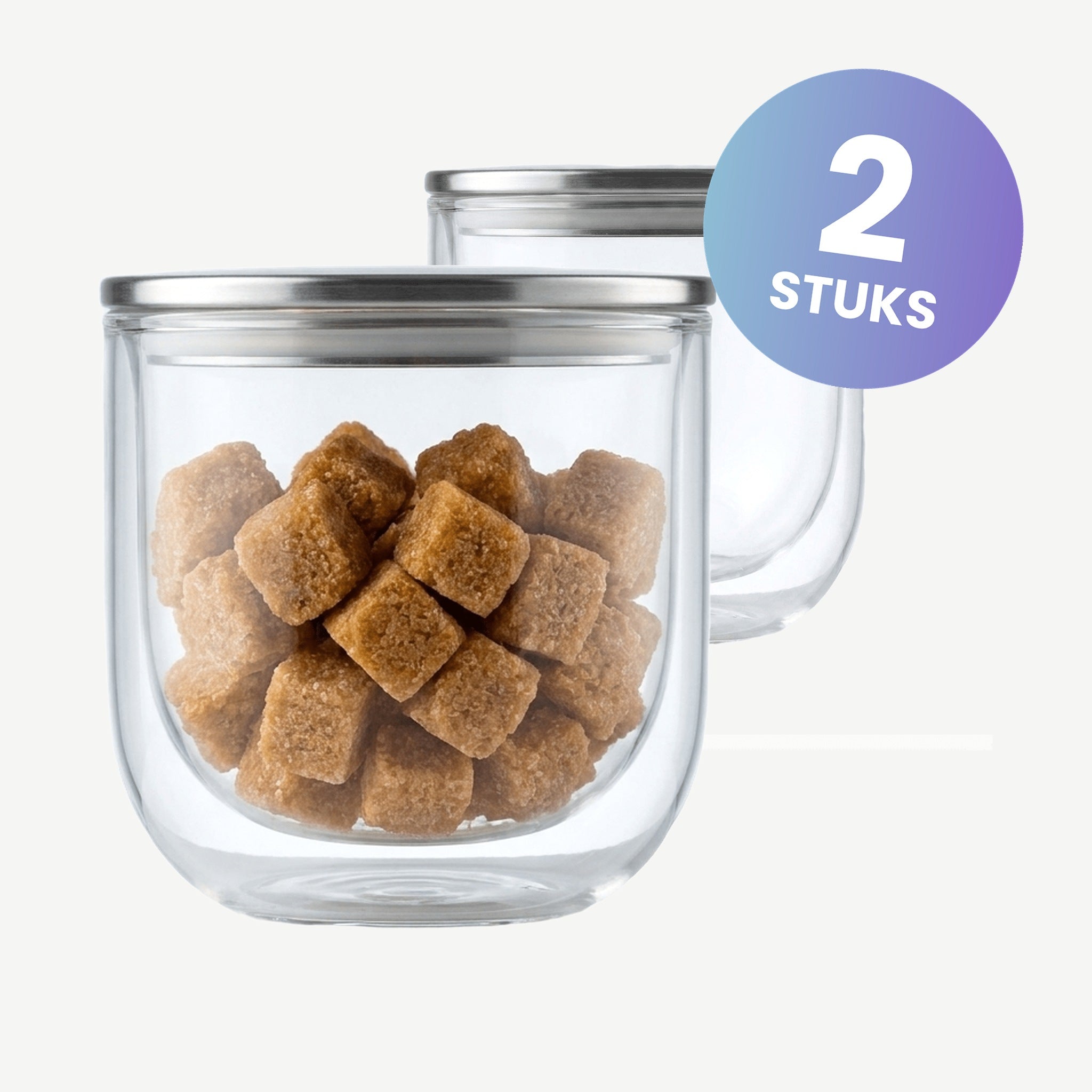Luigi Bormioli Thermic Glass Suikerpot 33 Cl - set van 2 glazen
