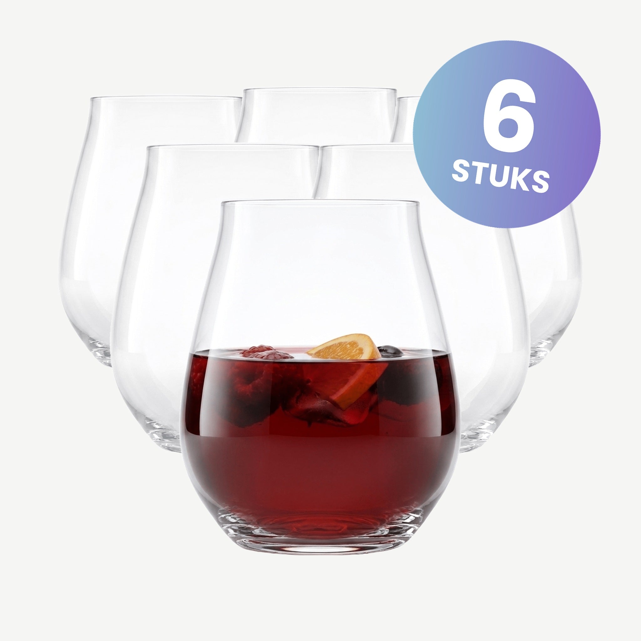 Luigi Bormioli Vinea Tumbler 43 Cl - set van 6 glazen