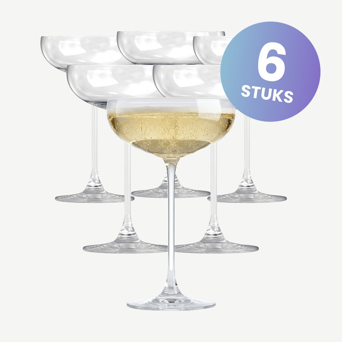 Onis Bespoke Champagneglas / Coupe 28 Cl - set van 6 glazen