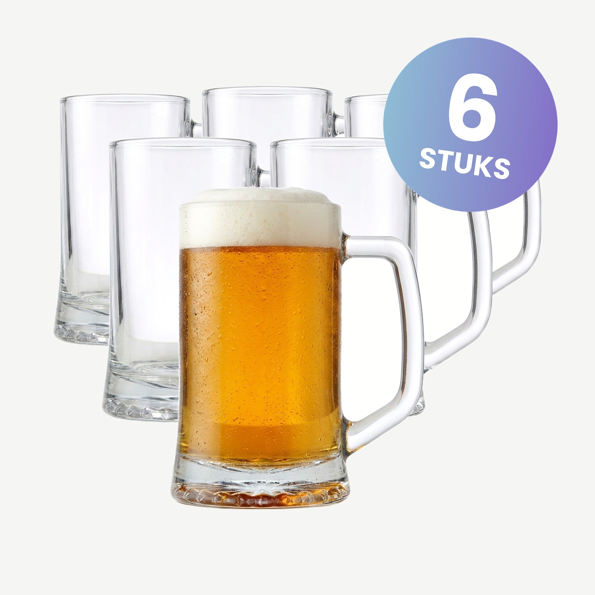 Onis Maxim Bierpul 28 Cl - set van 6 glazen