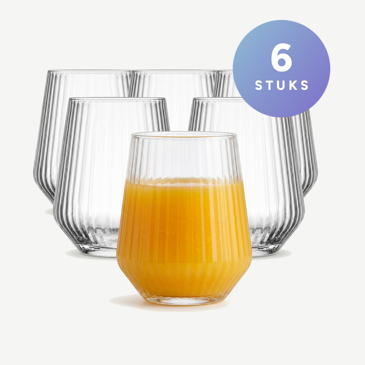 Pasabahce Allegra Focus Tumbler 42,5 Cl set van 6 glazen