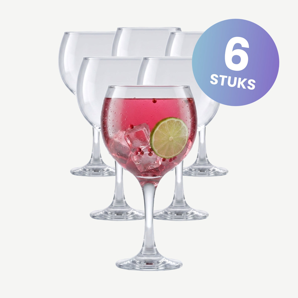 Pasabahce Bistro Gin Tonic Glas 63 Cl - set van 6 glazen